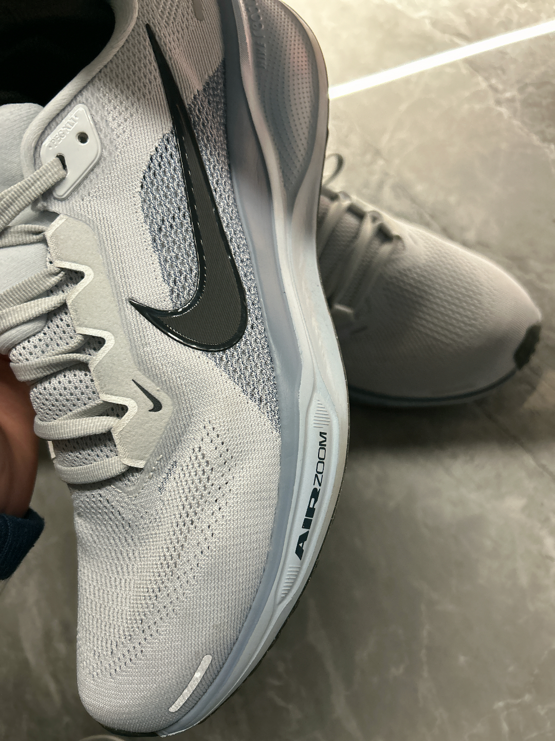 custom review-Nike Pegasus 41 Low Топ Zoom AIR Marathon Sprint Long-Distance Running Обувь Мужская Белый Серый