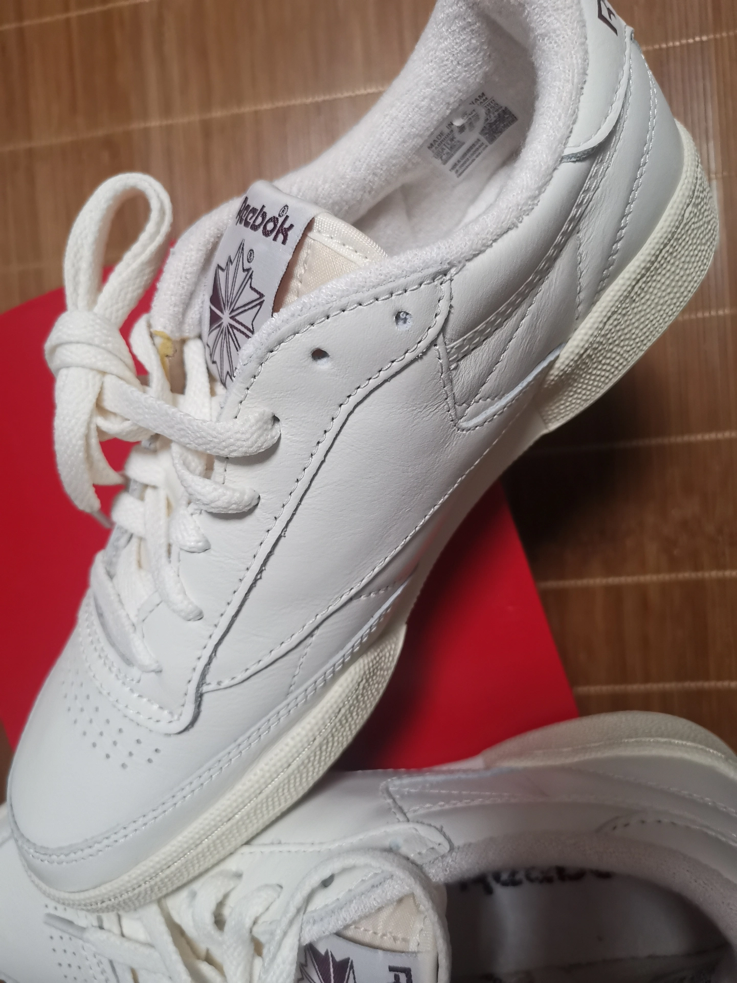 custom review-Reebok CLUB C 85 VINTAGE Устойчивые к истиранию низкие скейтборд-кроссовки унисекс бежевые