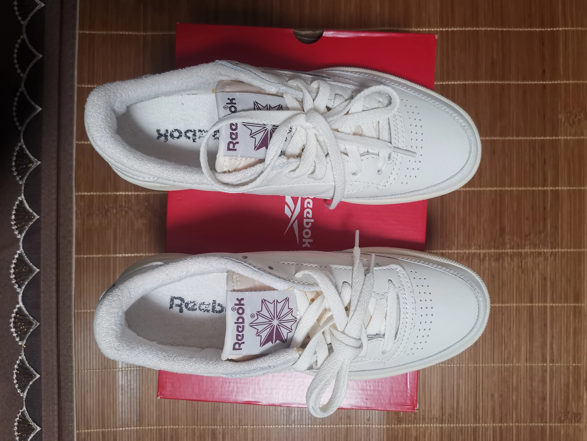 custom review-Reebok CLUB C 85 VINTAGE Устойчивые к истиранию низкие скейтборд-кроссовки унисекс бежевые