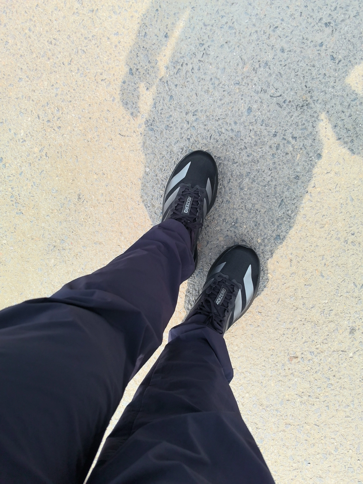 custom review-Adidas Adizero Evo SL Устойчивые к истиранию низкие беговые кроссовки для мужчин черные