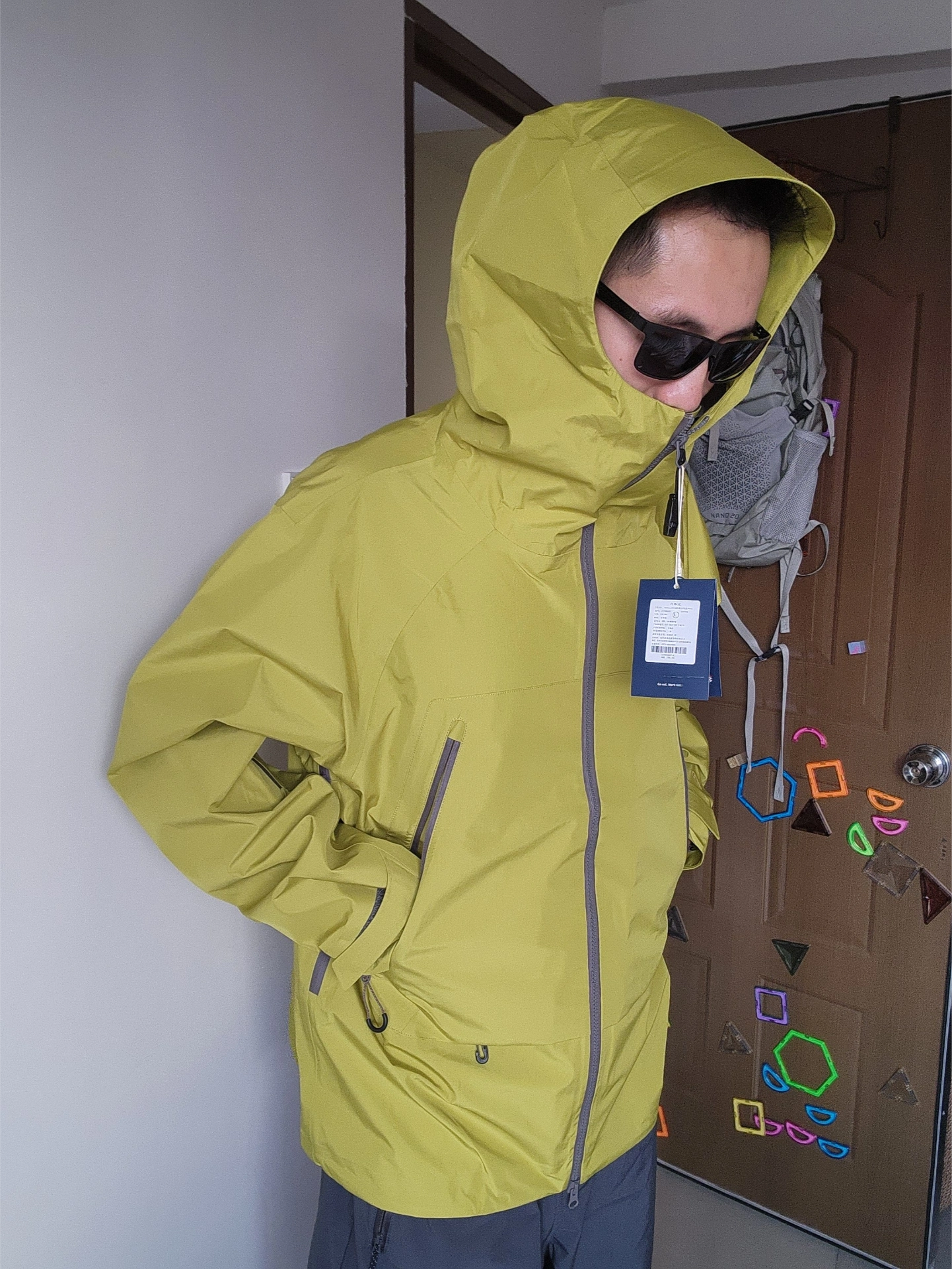 custom review-NOTHOMME BLUE Ветровка Унисекс