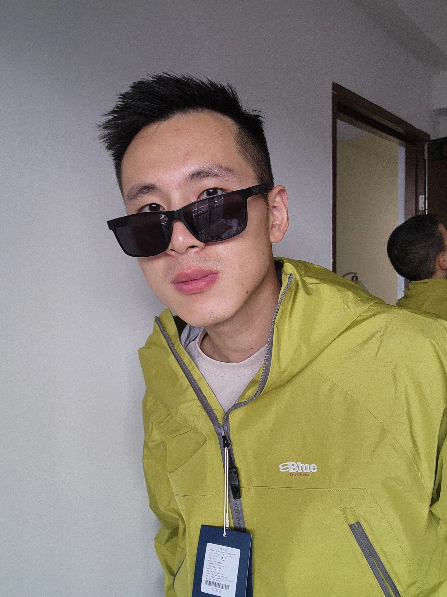 custom review-NOTHOMME BLUE Ветровка Унисекс