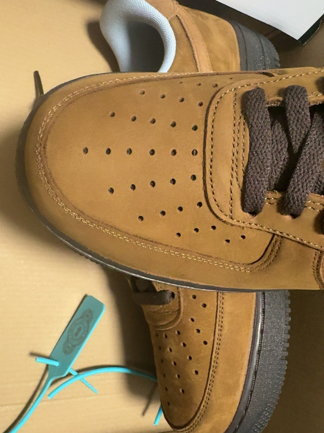 custom review-Nike Air FORCE 1 Slip-on Устойчивый к истиранию Низкий Топ Скейтбординг Кроссовки Унисекс Коричневый