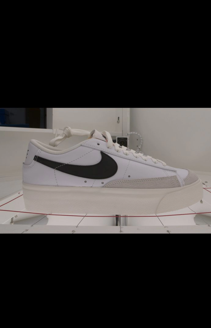 custom review-Nike Blazer Low Top Скейтборд Кроссовки Женские Черно-Белые