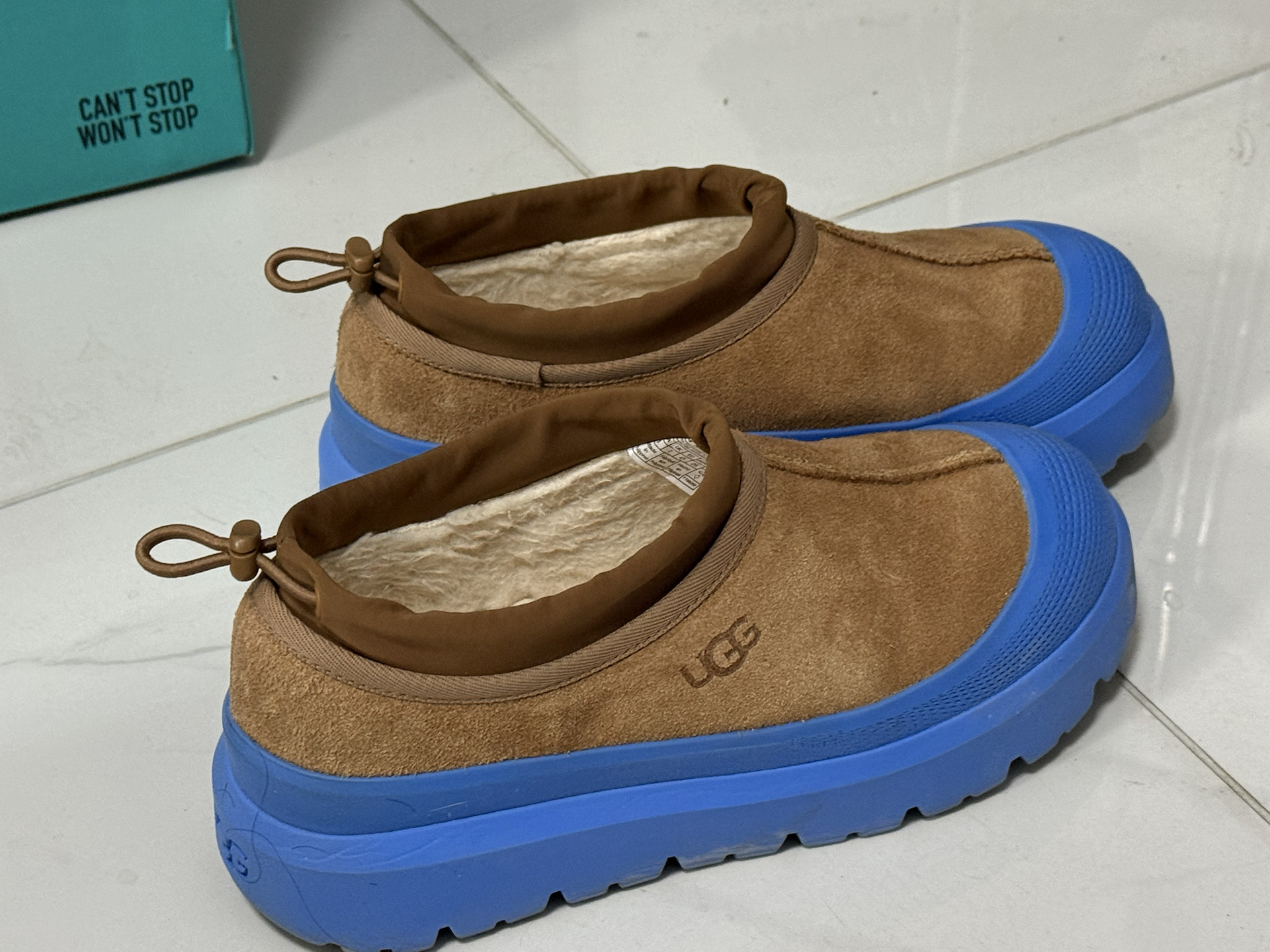 custom review-UGG Низкий топ Повседневная обувь Мужская Коричневый Синий