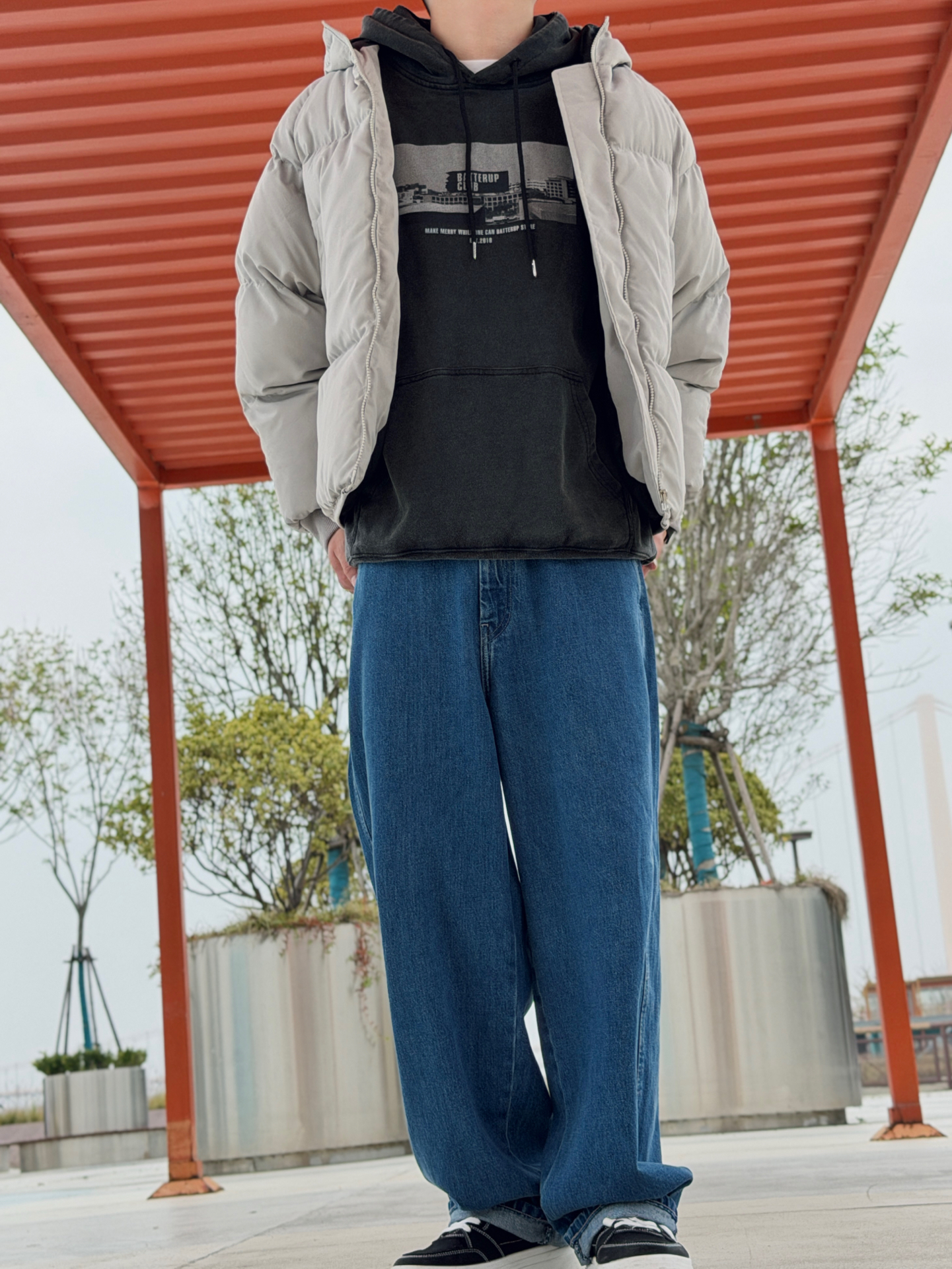 一件棉服的轻松感