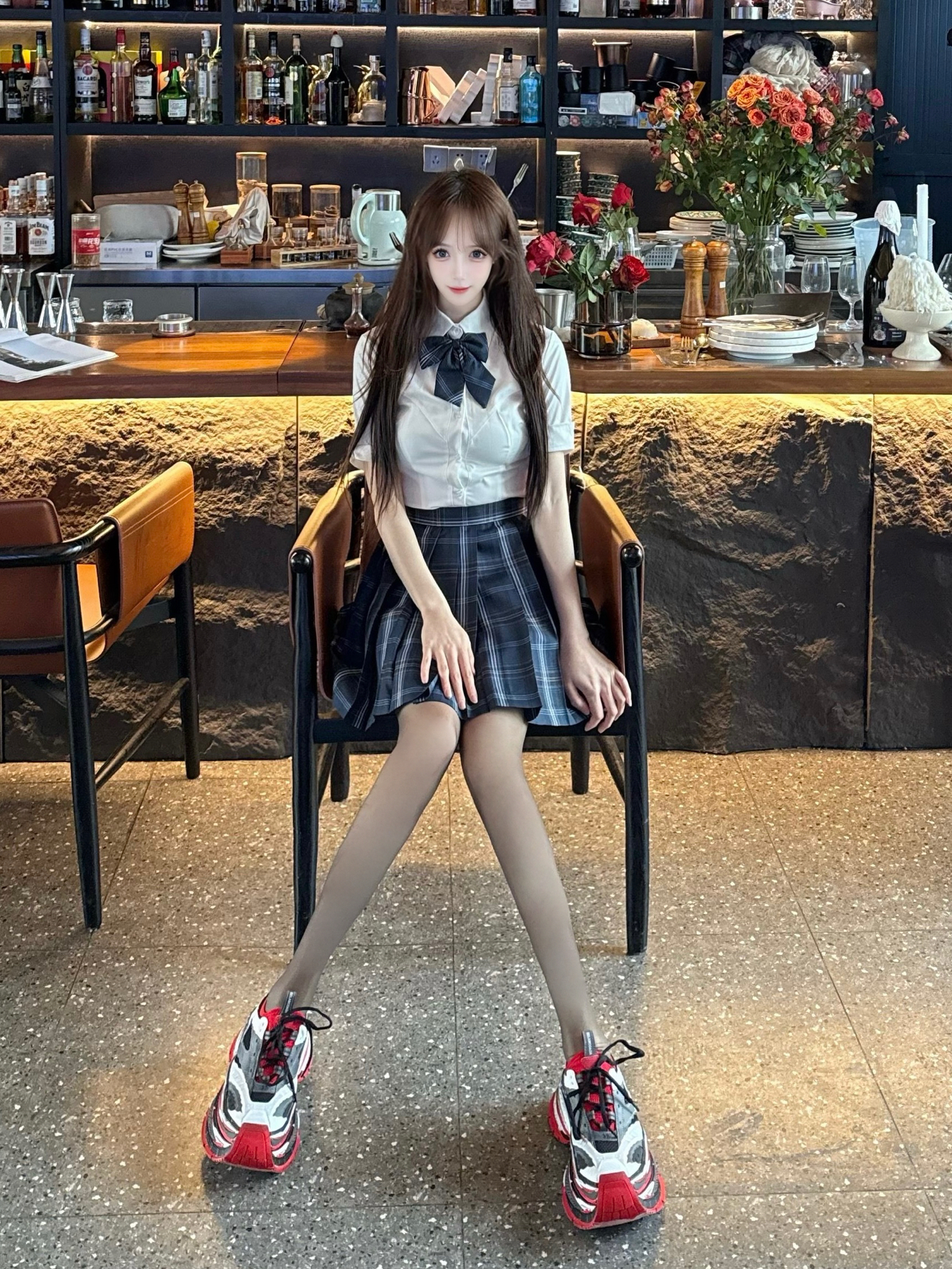 学院感!女大学生的在校穿搭