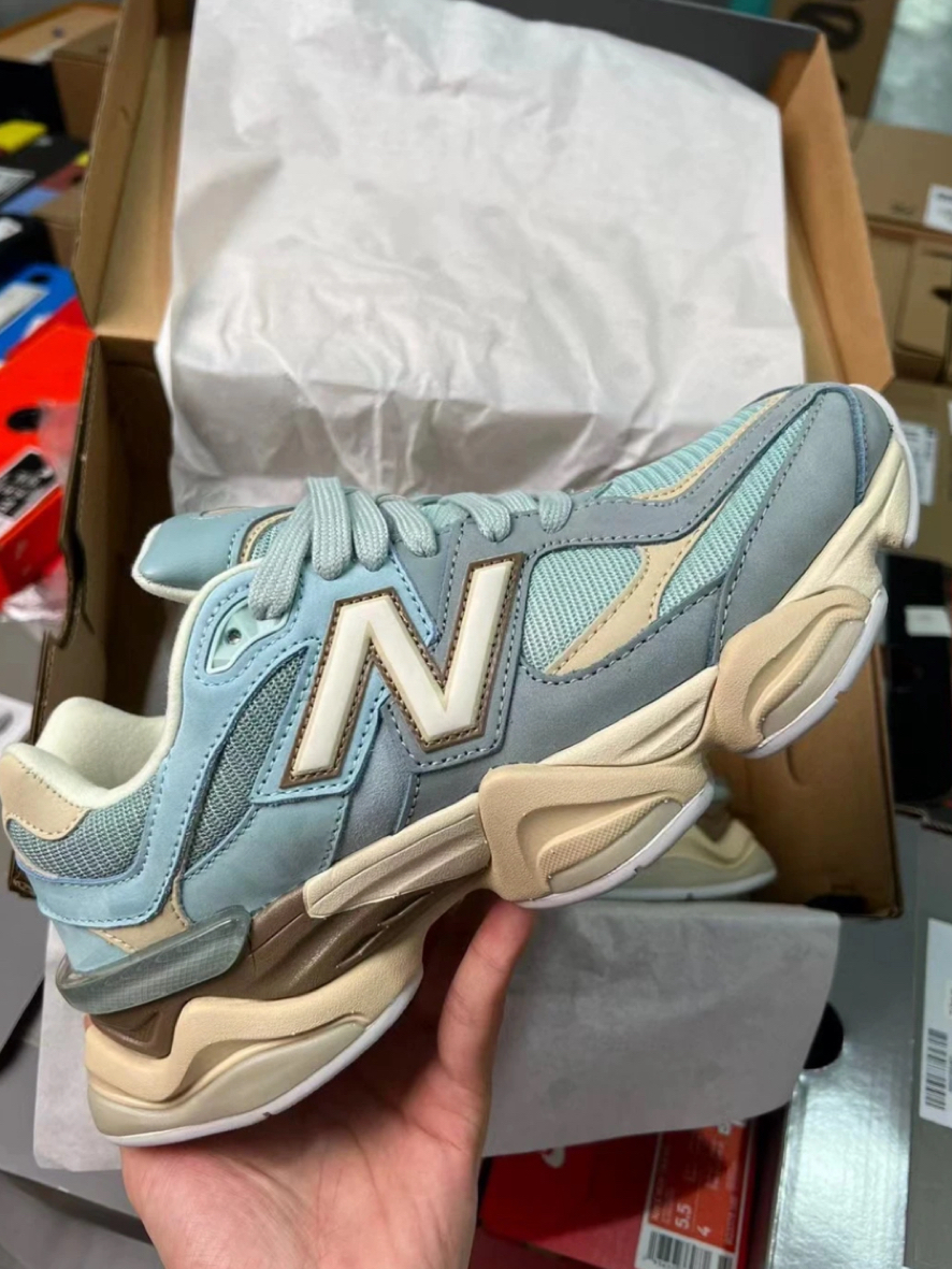 custom review-New Balance NB 9060 Амортизаторы Slip-resistant Low Top Повседневная обувь Унисекс Синий