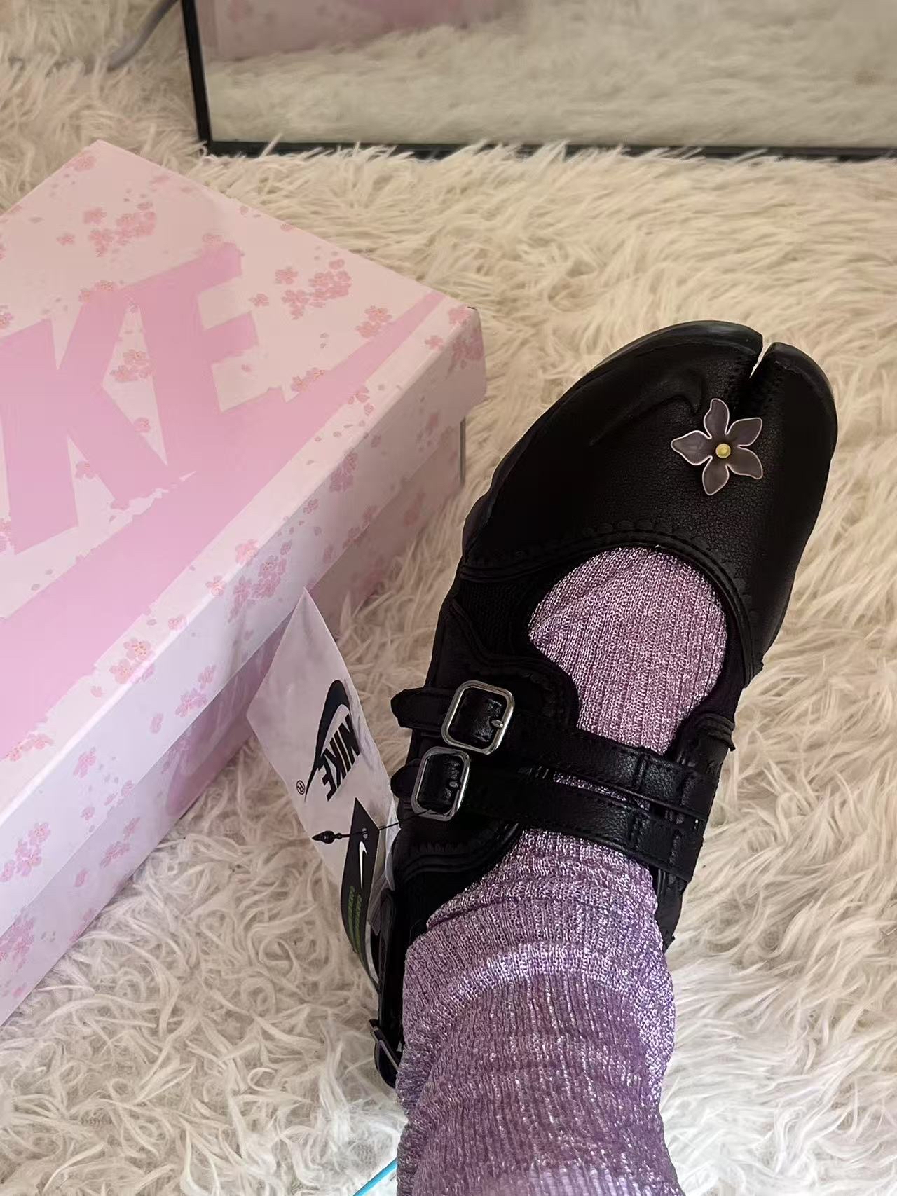 custom review-Nike Air Rift Low Топ Кэжуал Женский Черный