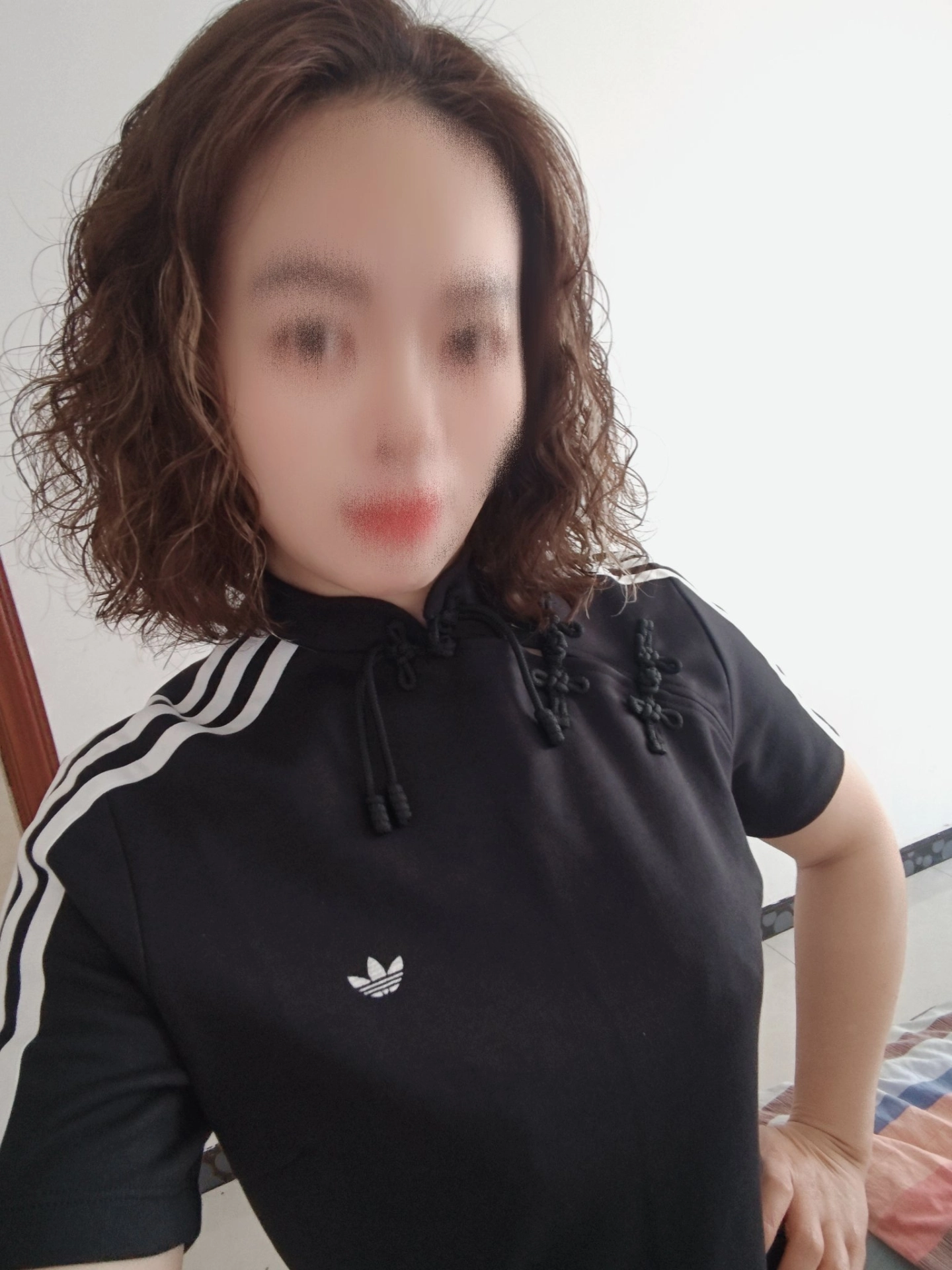 custom review-Adidas Originals Короткий рукав Платье Женское Черное