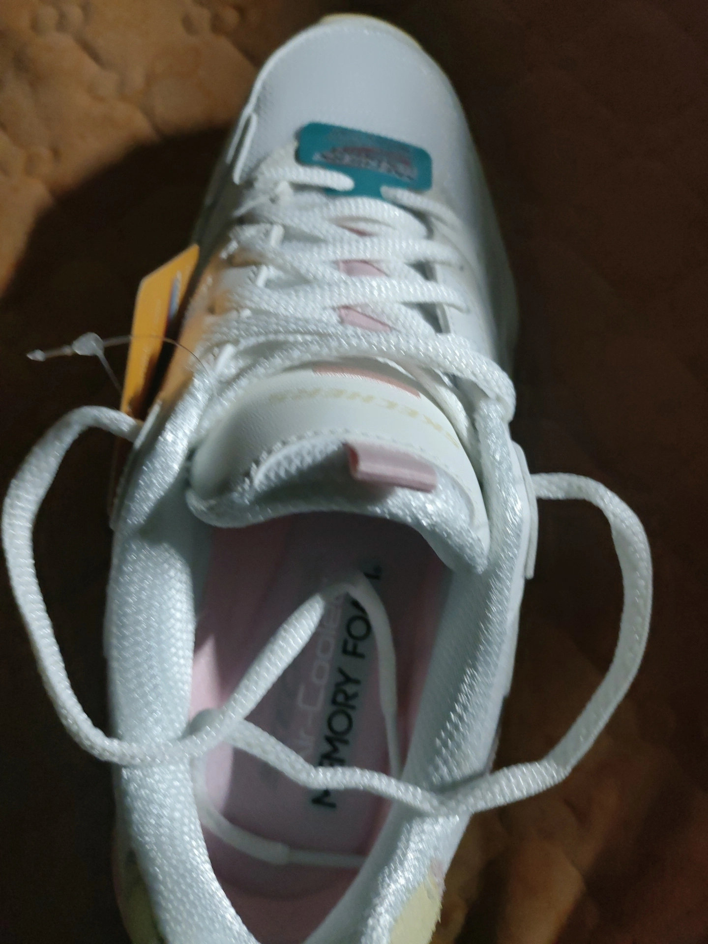 custom review-Skechers Stamina V2 визуально увеличивает рост Низкий топ Толстая подошва Кроссовки Женские Белые