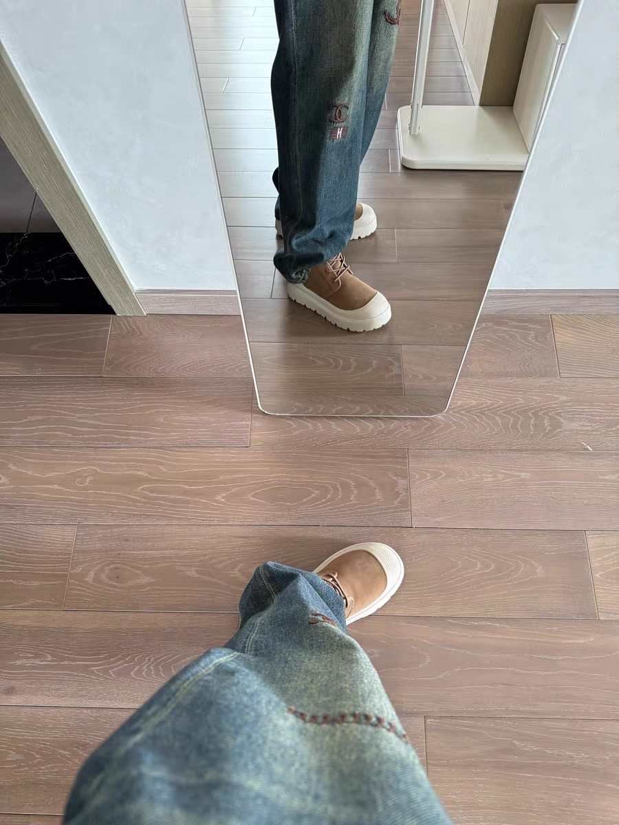 custom review-UGG Neumel Weather Hybrid Short Snow Boots Unisex Brown Beige