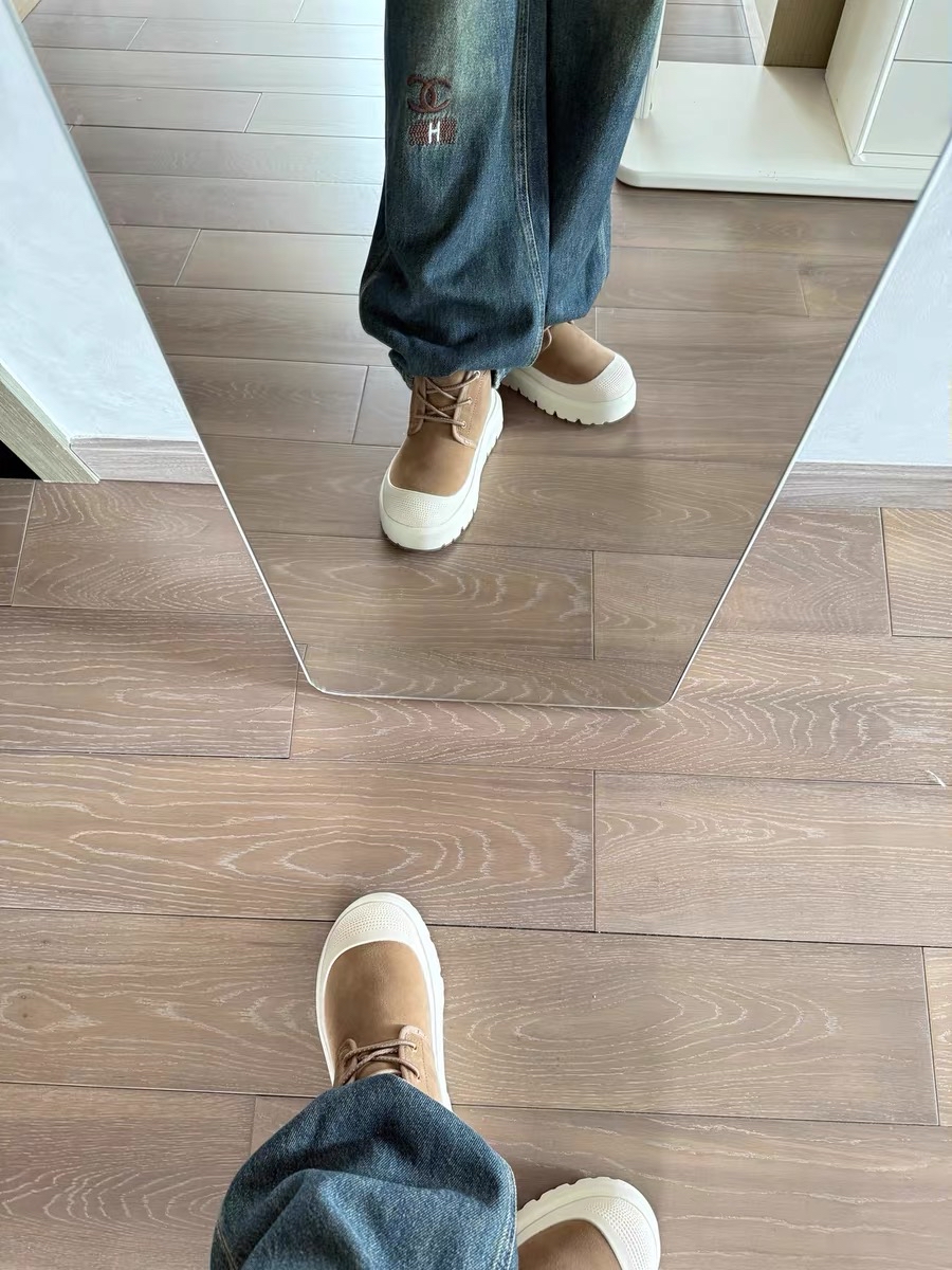 custom review-UGG Neumel Weather Hybrid Short Snow Boots Unisex Brown Beige