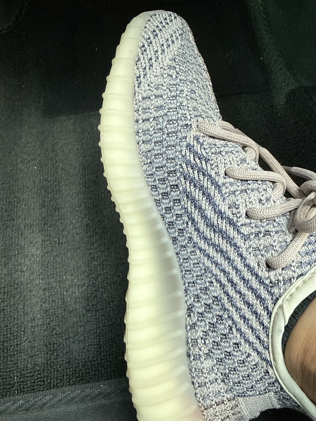 custom review-Adidas Originals Yeezy Boost 350 V2 'Пепельный Жемчужный' Сетка Текстиль Низкий Топ с Противоскользящим Эффектом