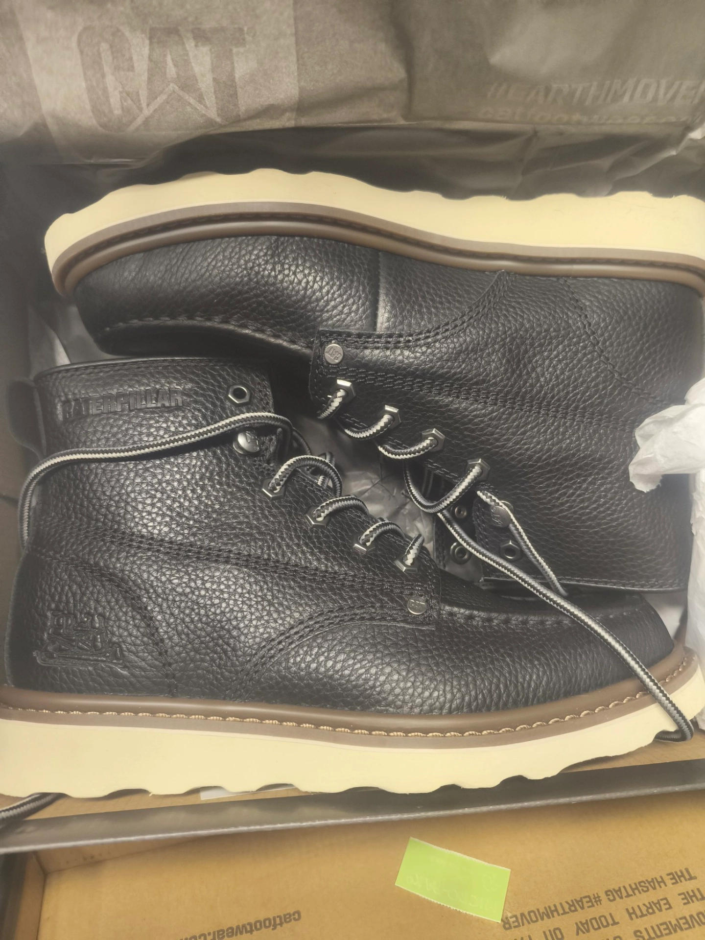 custom review-CAT Glenrock MID Коллекция Противоскользящие ботинки с длиной по щиколотке (размер в длину)