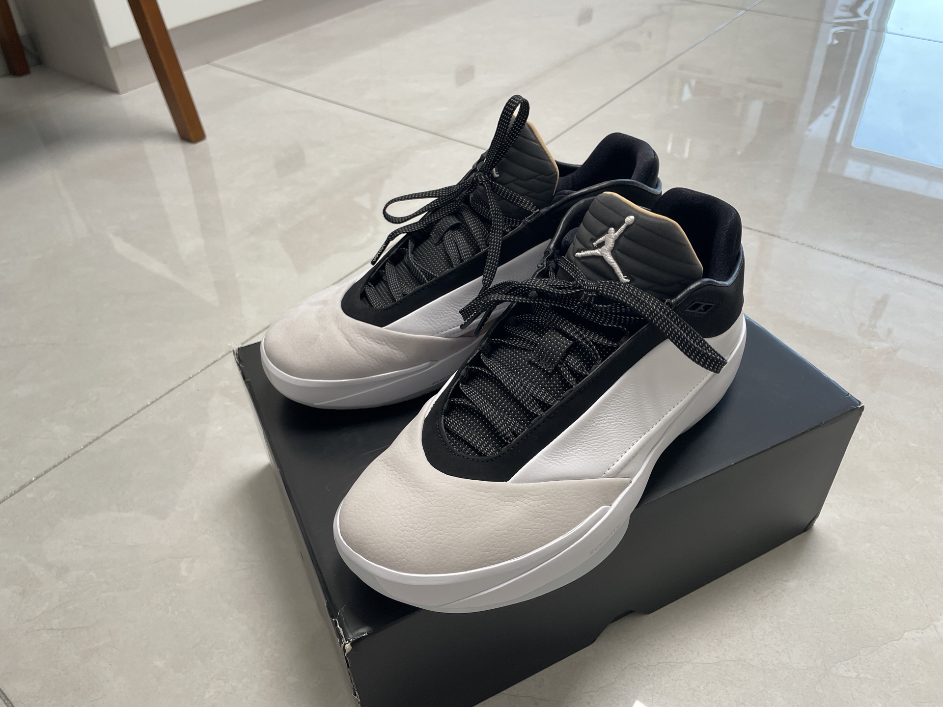 custom review-Jordan Air Джордан 40 Rebound Low Топ Баскетбольные кроссовки Мужской Белый Серый Черный Азиатская Версия