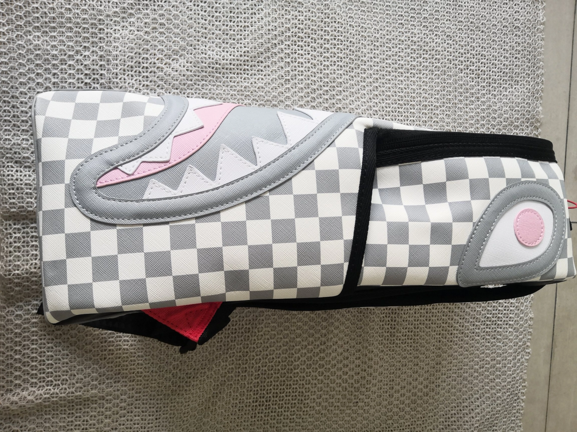 custom review-SPRAYGROUND ПВХ Рюкзак Стандартный Унисекс Серый Белый