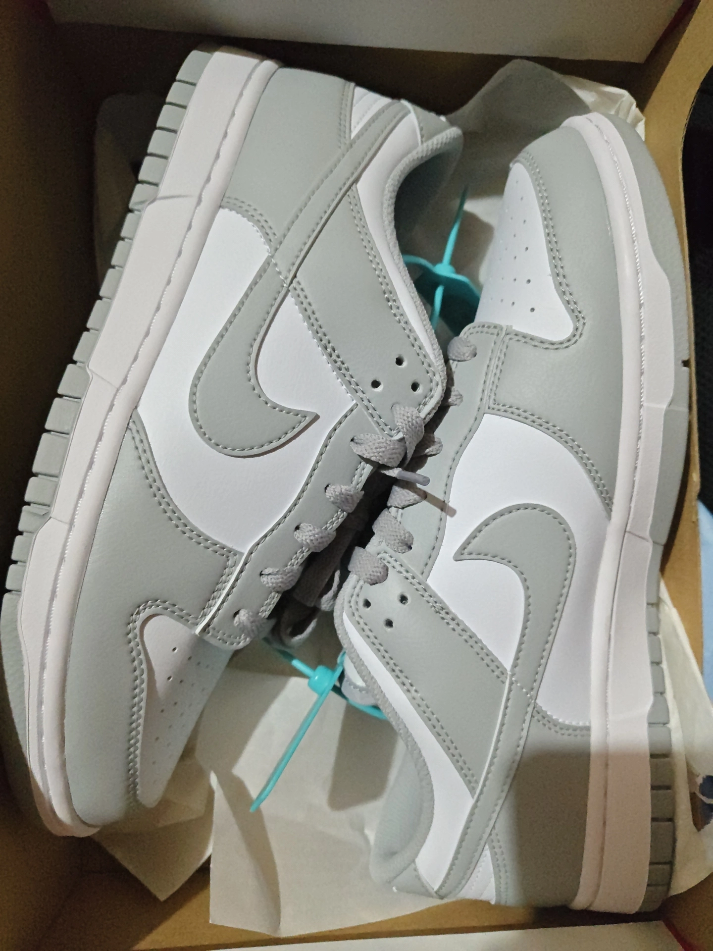 custom review-Nike Dunk Slip-on Устойчивый к истиранию Низкий Топ Скейтборд Кроссовки Унисекс Белый