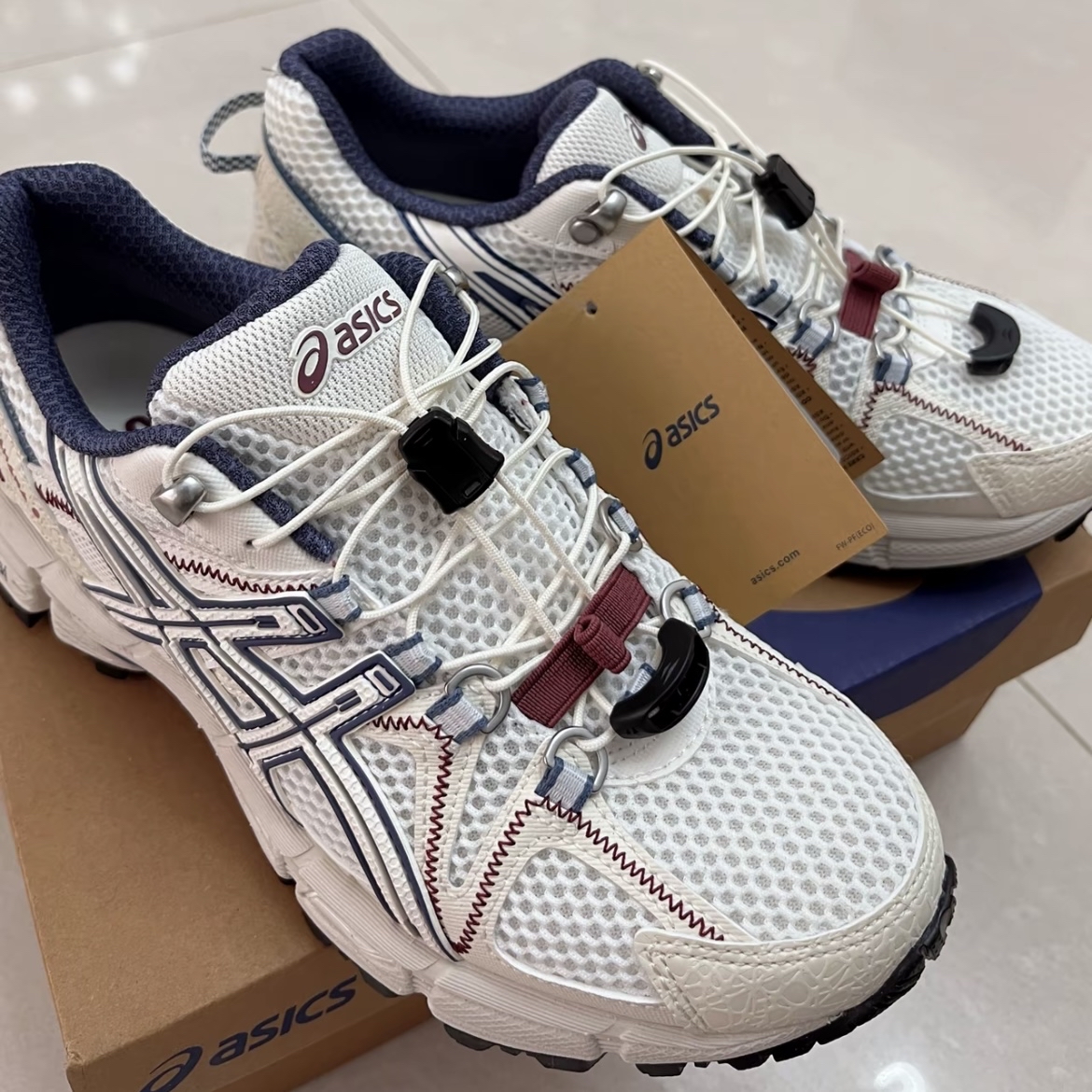 custom review-Asics Gel Kahana 8 FL Low Топ Беговые кроссовки Мужские Белые