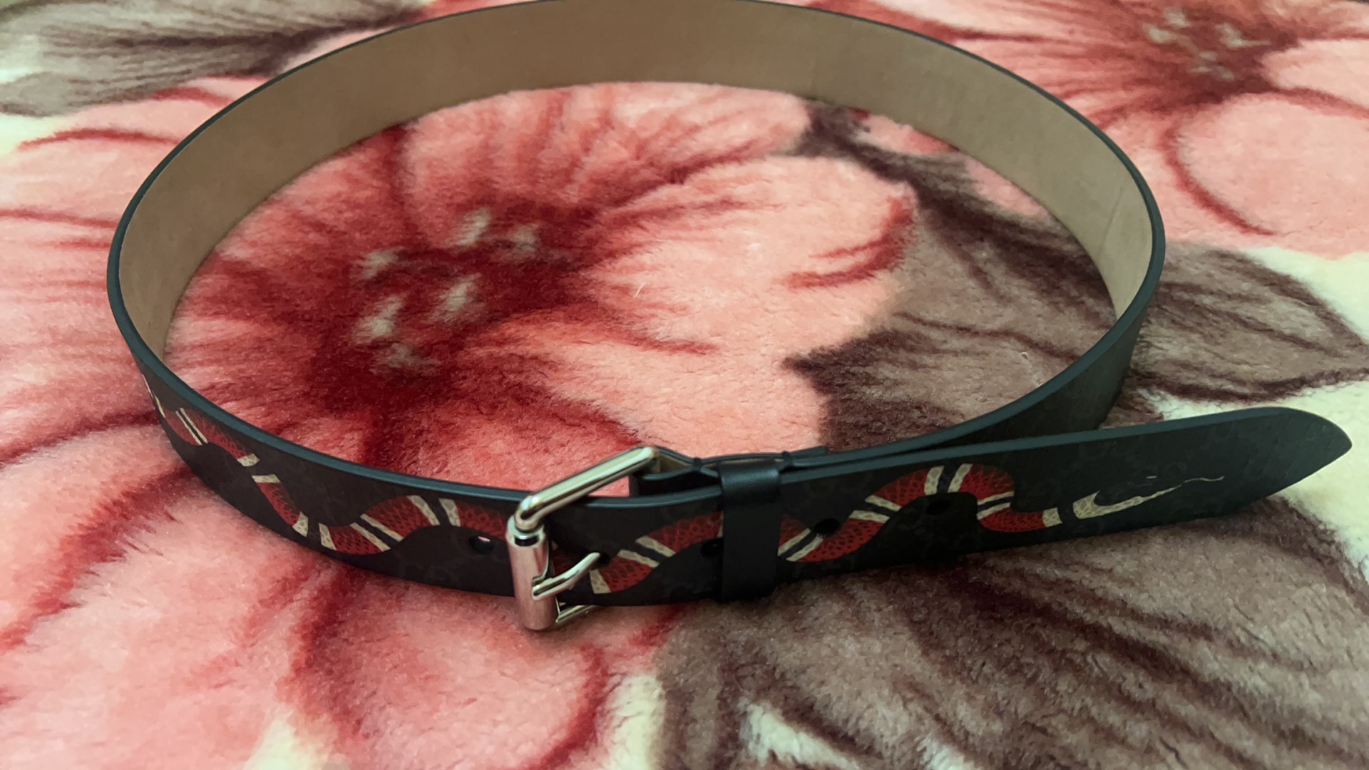 custom review-GUCCI GG Ремни из холщовой кожи Мужской