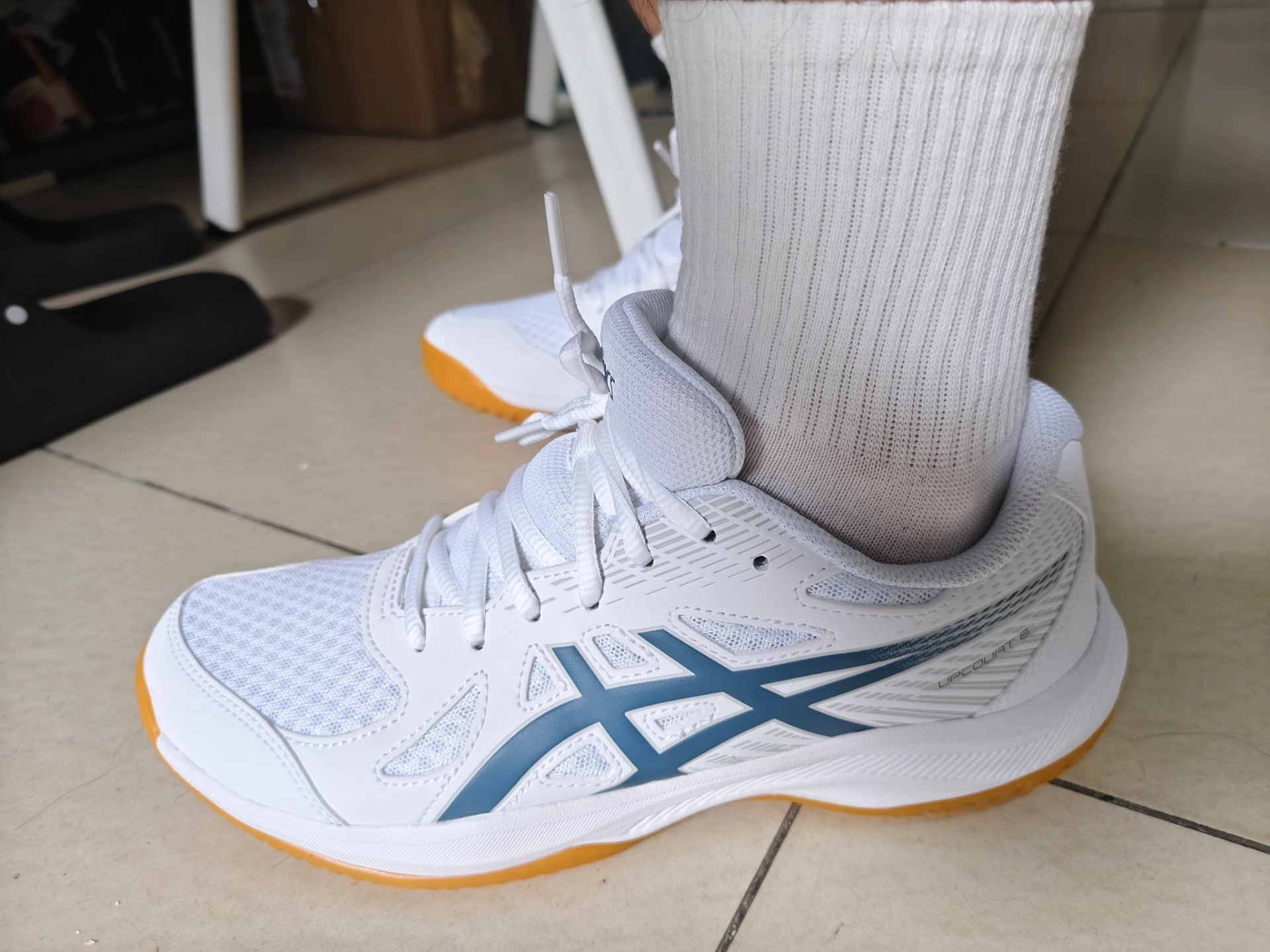 custom review-Asics Дышащие Тренировочные Кроссовки Мужские Белые