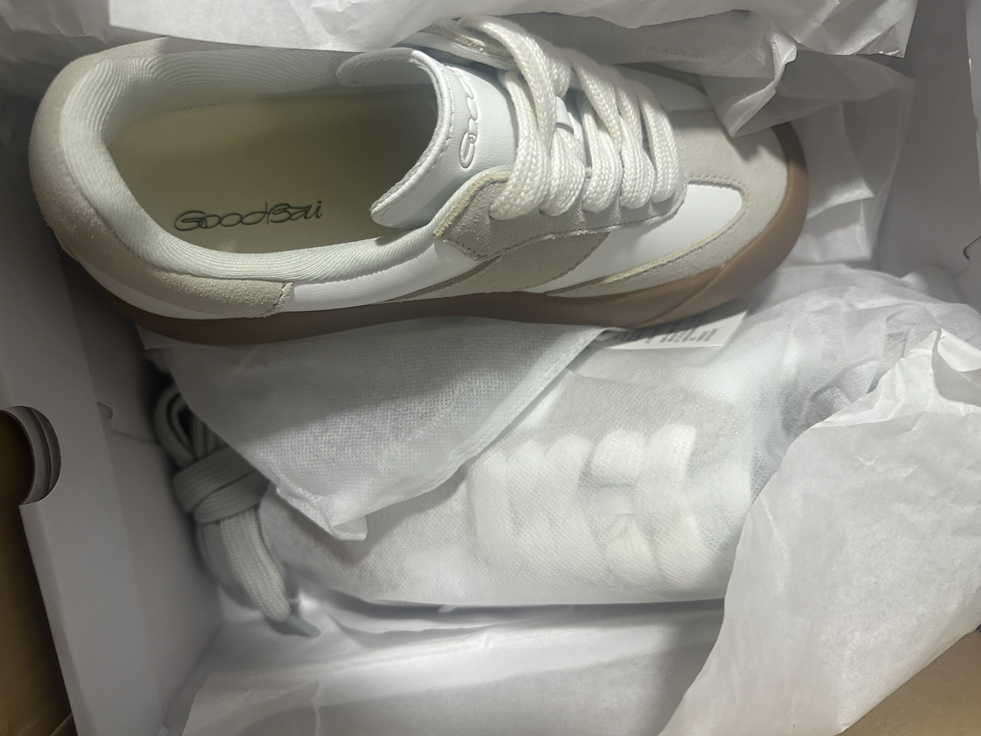 custom review-GOOD BAI DUM Помпомурин Обувь Спилок коровьей кожи Искусственная кожа Платформа Низкий Топ Повседневная обувь Унисекс