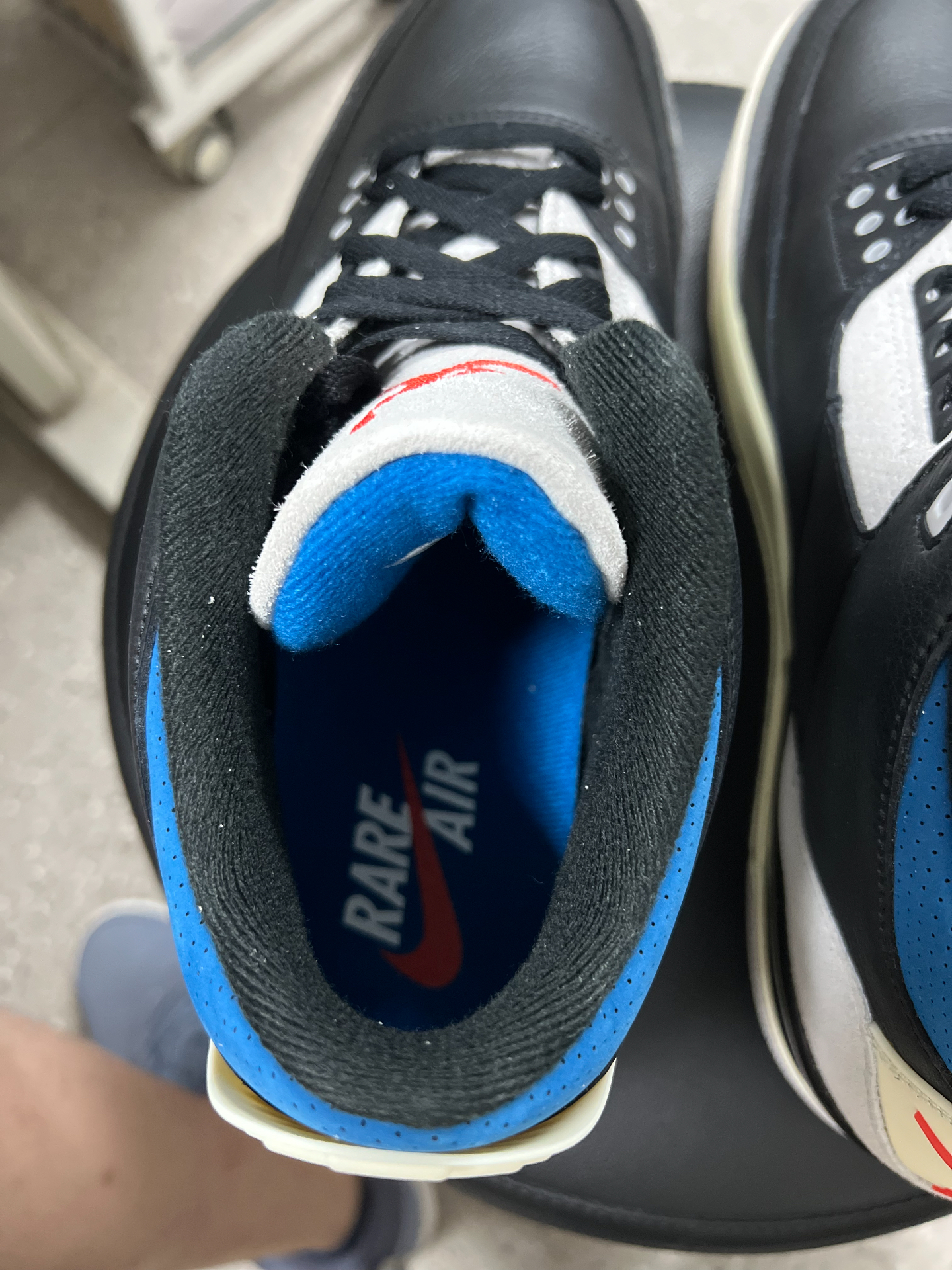 custom review-JORDAN Air Джордан 3 Винтажные баскетбольные кроссовки MID Топ Черный серый красный Мужской