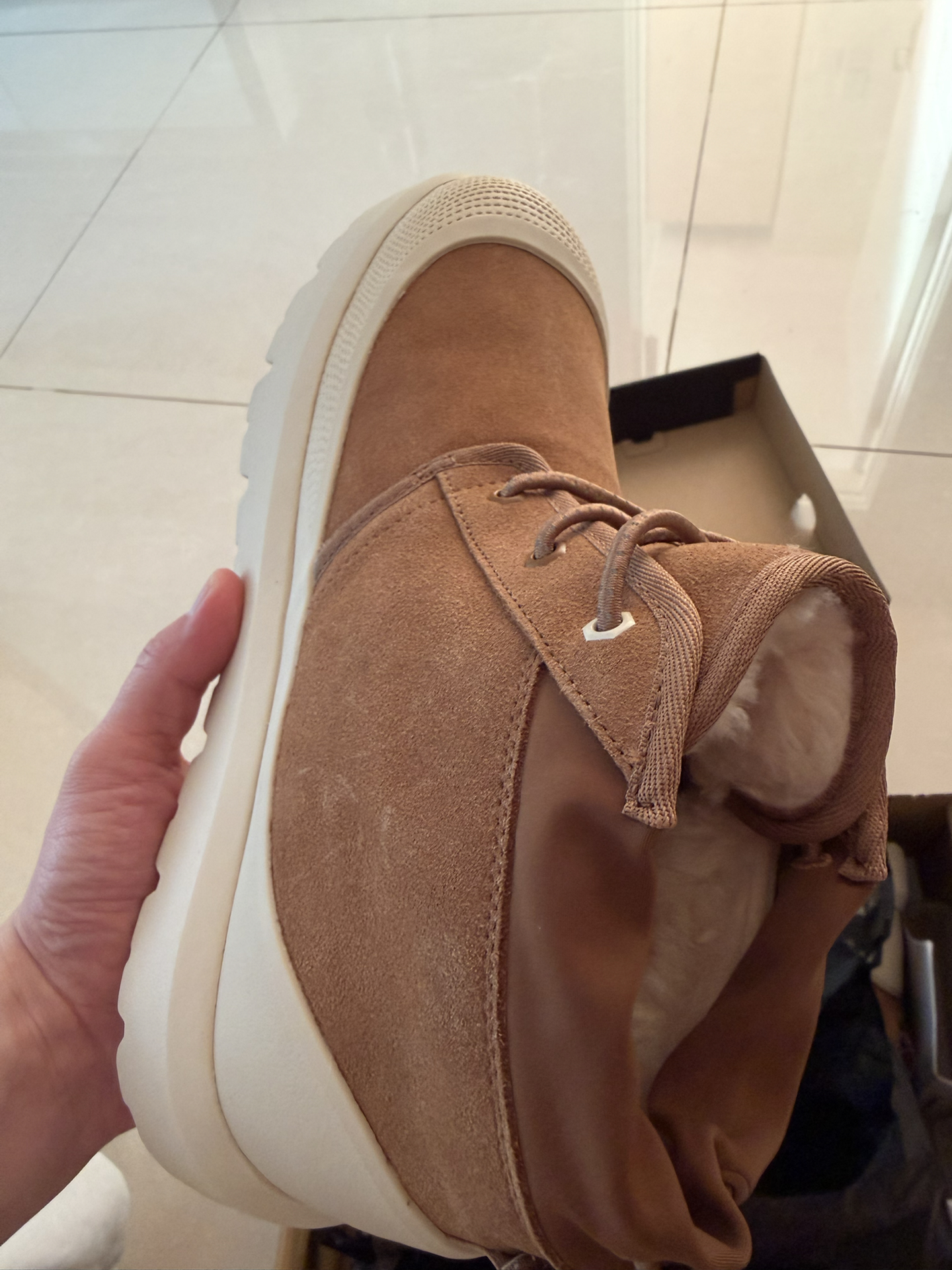 custom review-UGG Neumel Hybrid Weather Короткие Снежные Ботинки Унисекс Коричневый Бежевый