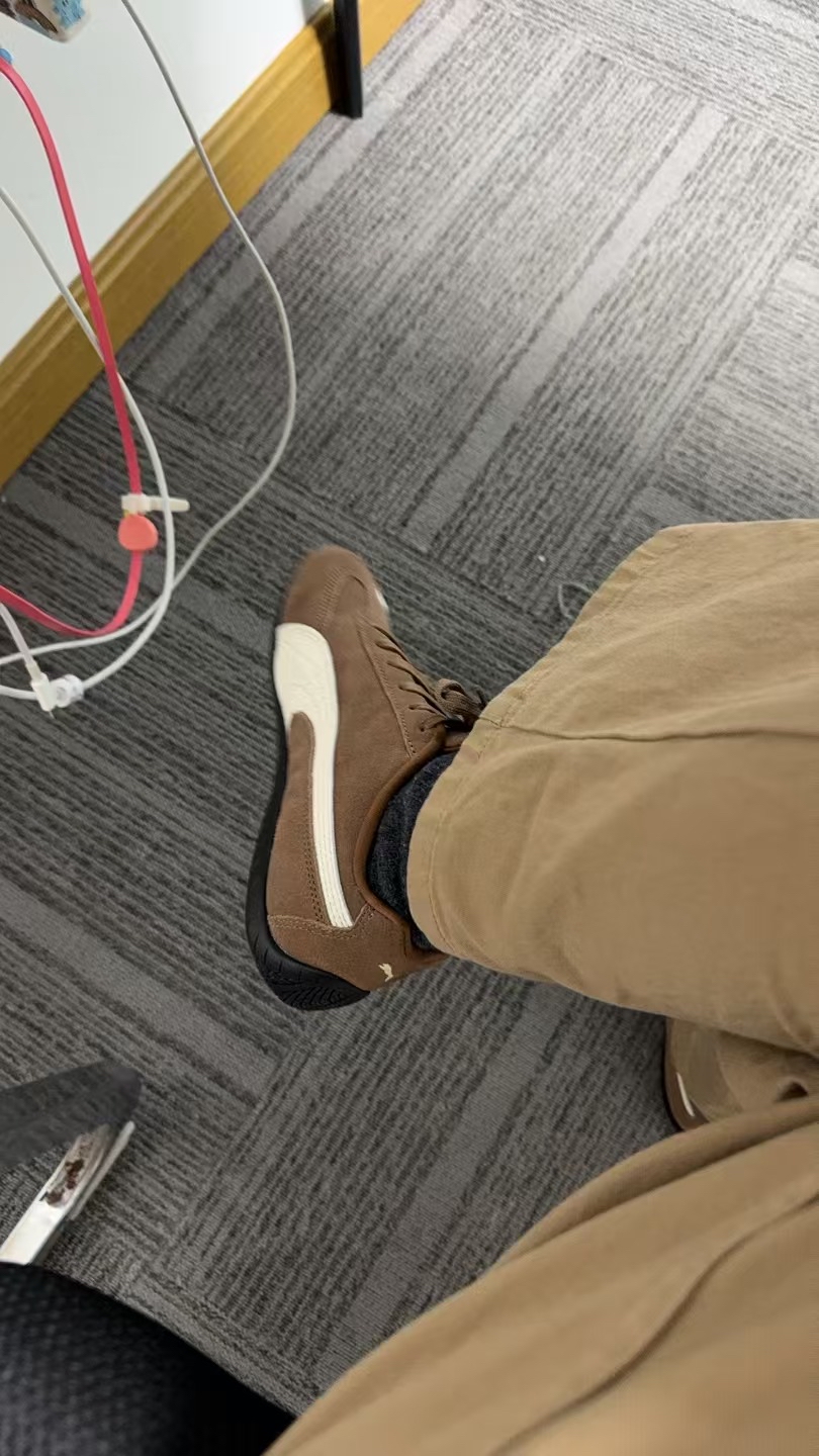 custom review-PUMA Speedcat Collection Устойчивый к истиранию Низкий Топ Повседневная Обувь Унисекс Темно-Коричневый