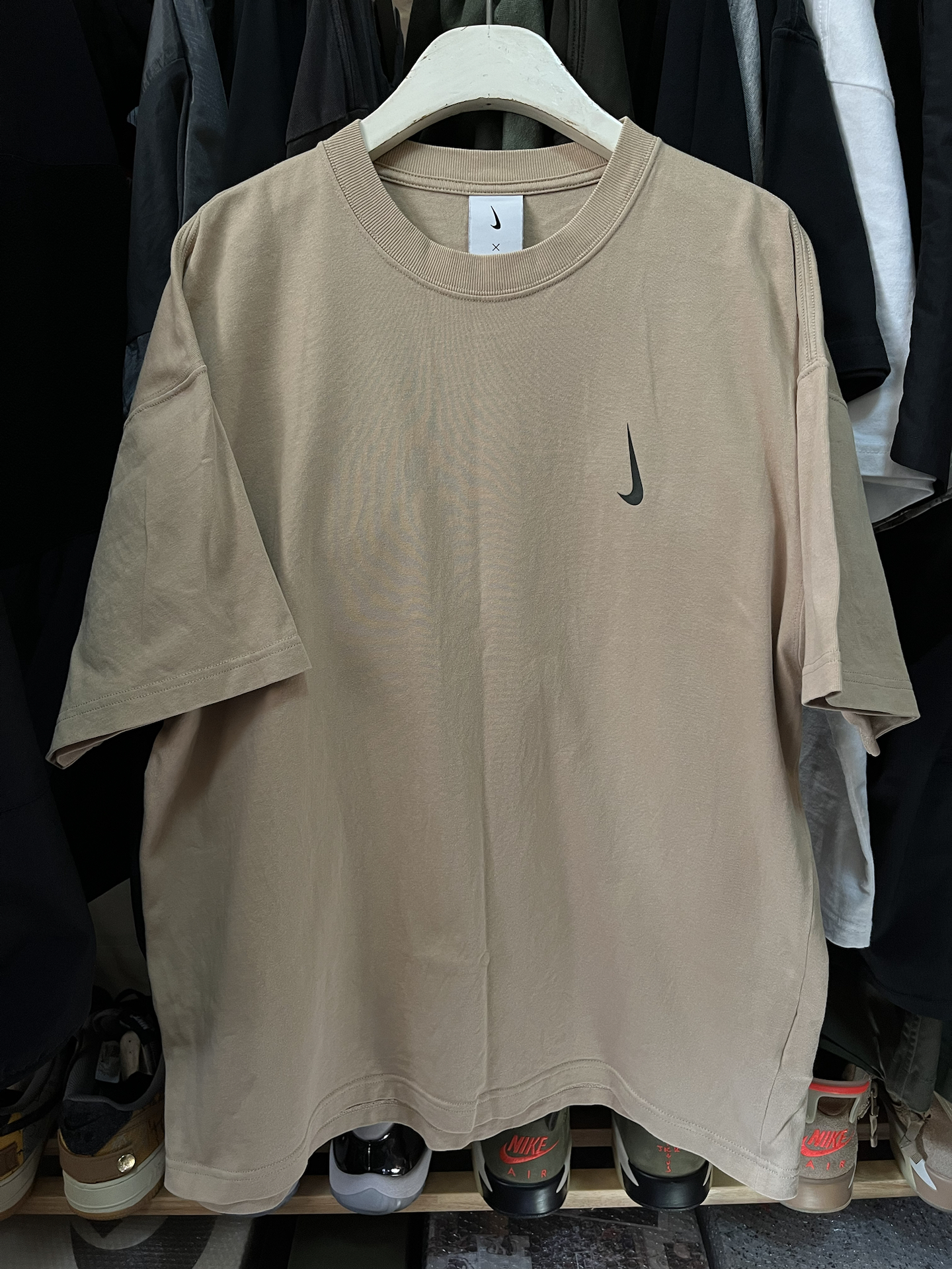 nike x billie eilish 联名系列 ss22 纯色印花宽松舒适短袖t恤 亚版