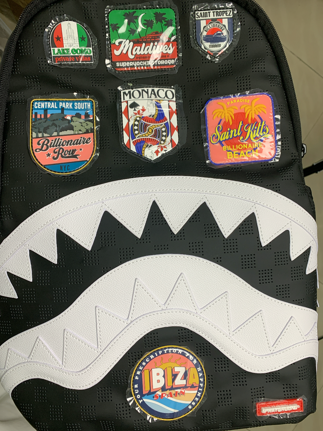 custom review-SPRAYGROUND Рюкзак из ПВХ большой унисекс черный