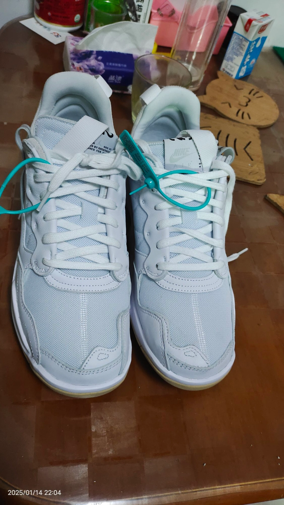 custom review-Джордан MA2 Slip-resistant Abrasion-resistant Low-top Air cushion Беговые кроссовки Мужские Белый Синий