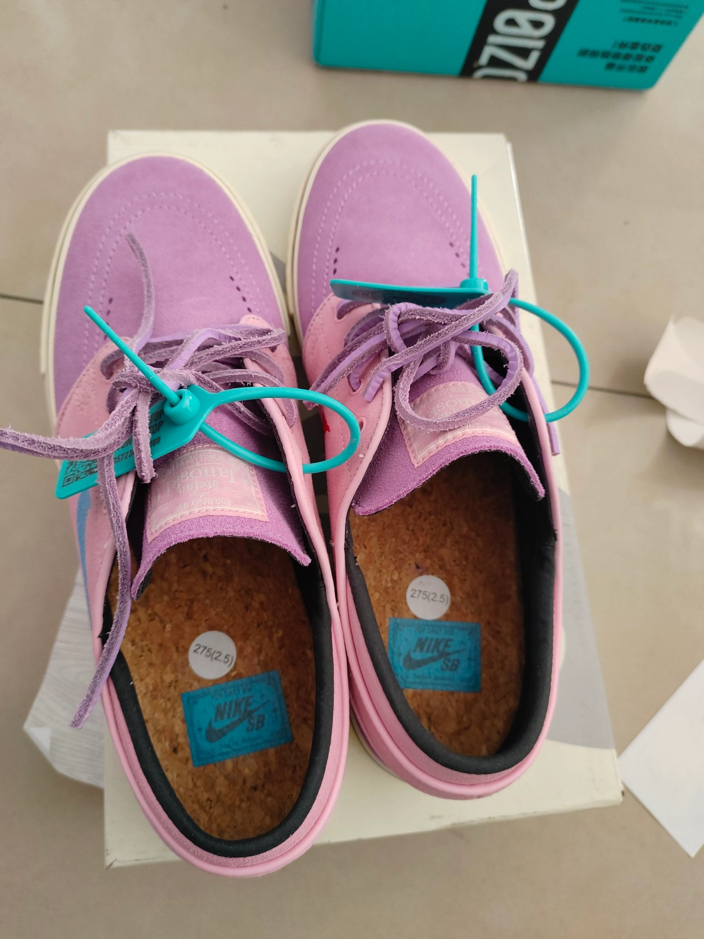 custom review-Nike SB Stefan Janoski Slip-on Resistant Low Top Скейтборд Кроссовки Унисекс Фиолетовый