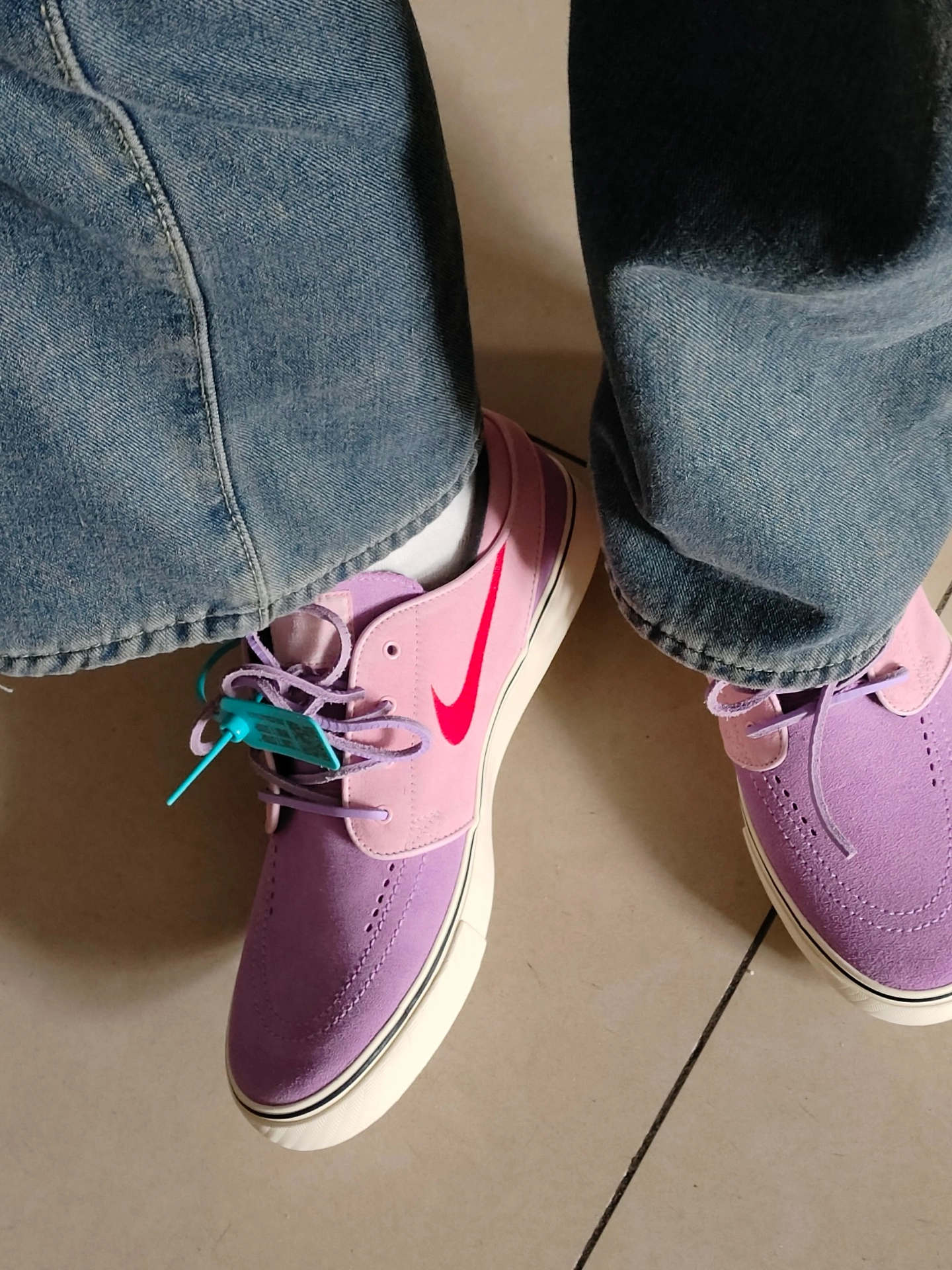 custom review-Nike SB Stefan Janoski Slip-on Resistant Low Top Скейтборд Кроссовки Унисекс Фиолетовый