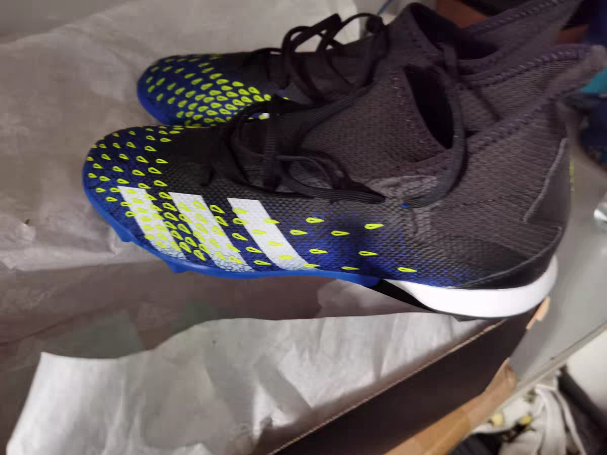 custom review-Adidas Predator Freak .3 TF Шипы Твердый Грунт Искусственные Шипы Ткань Футбольные Бутсы Мужские