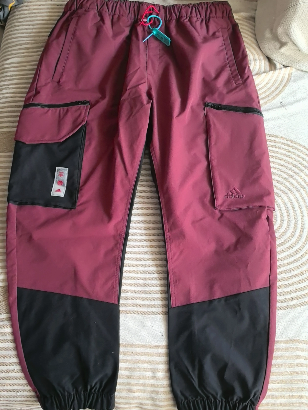 custom review-Adidas Вязаные Тренировочные Штаны Мужские Красные