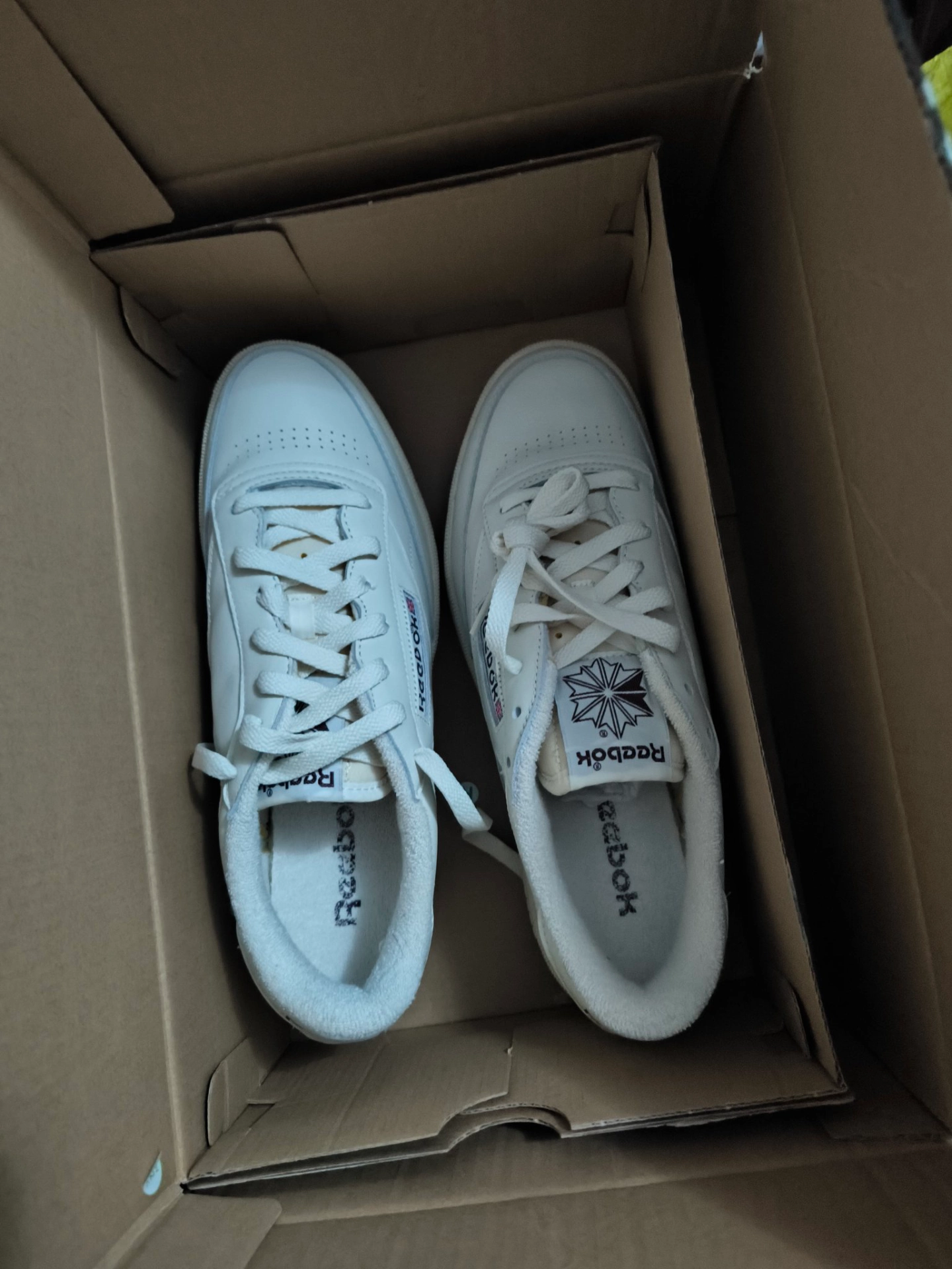 custom review-Reebok CLUB C 85 VINTAGE Устойчивые к истиранию низкие скейтборд-кроссовки унисекс бежевые