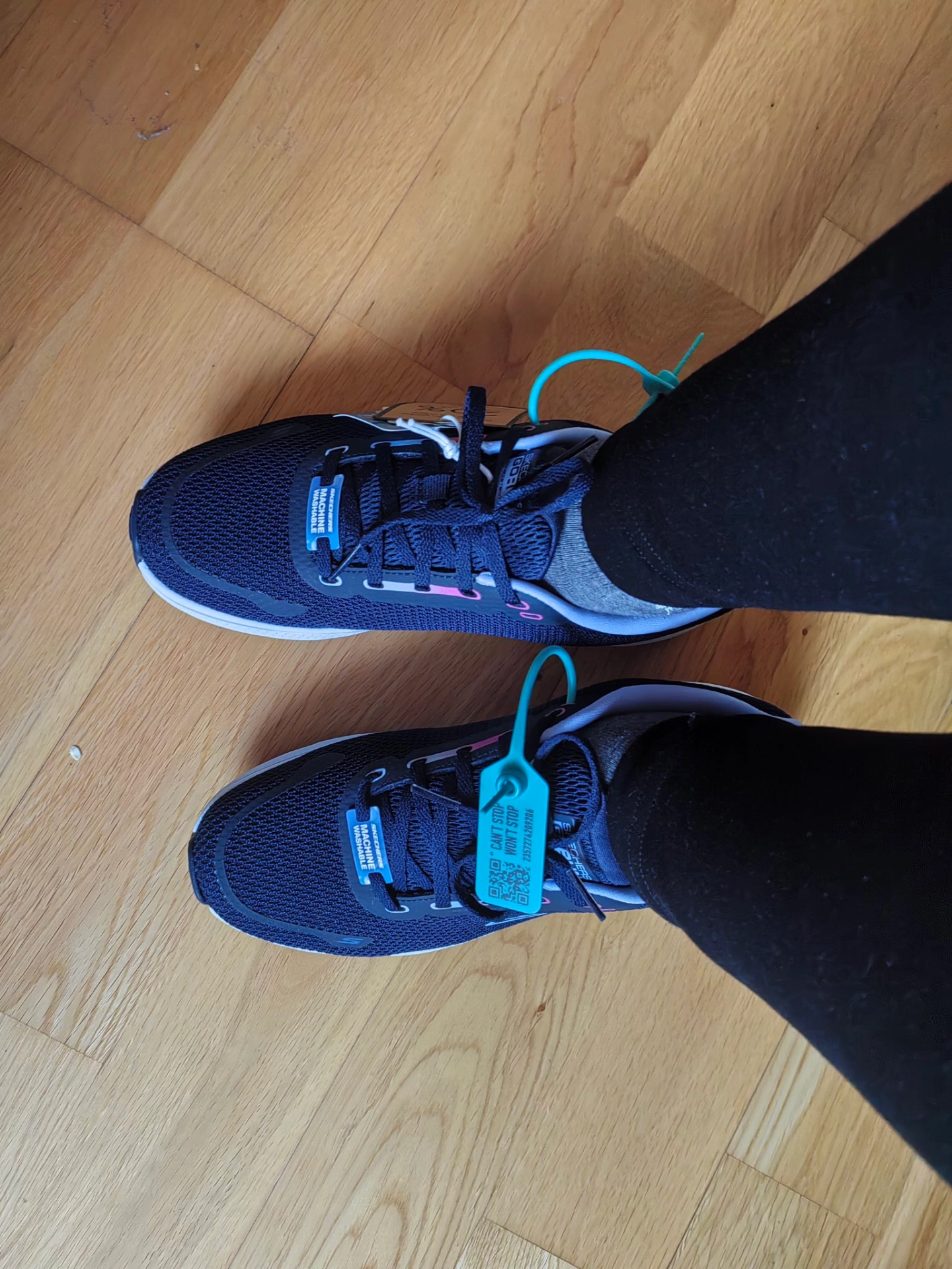 custom review-Skechers Summits Устойчивая к истиранию Низкая Повседневная Обувь Женская Черная Синяя