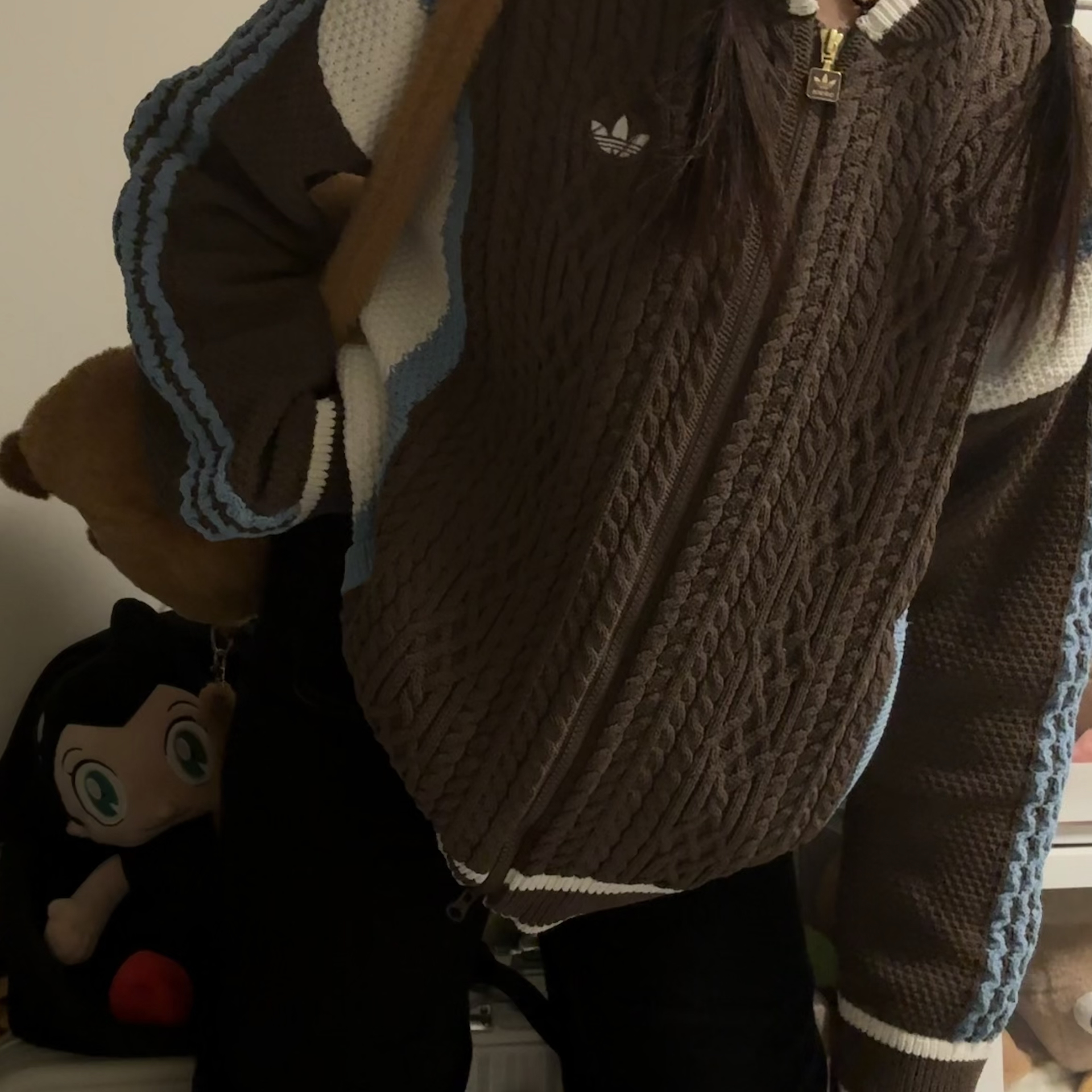 custom review-Adidas Originals Кардиган FW25 Трикотаж Унисекс