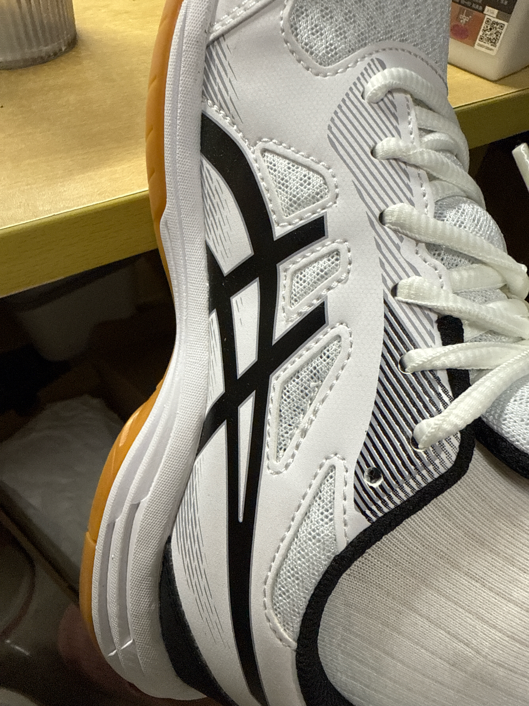 custom review-ASICS Гель UPCOURT 5 Амортизация Износостойкие Низкие Кроссовки для тренировок Унисекс Белые