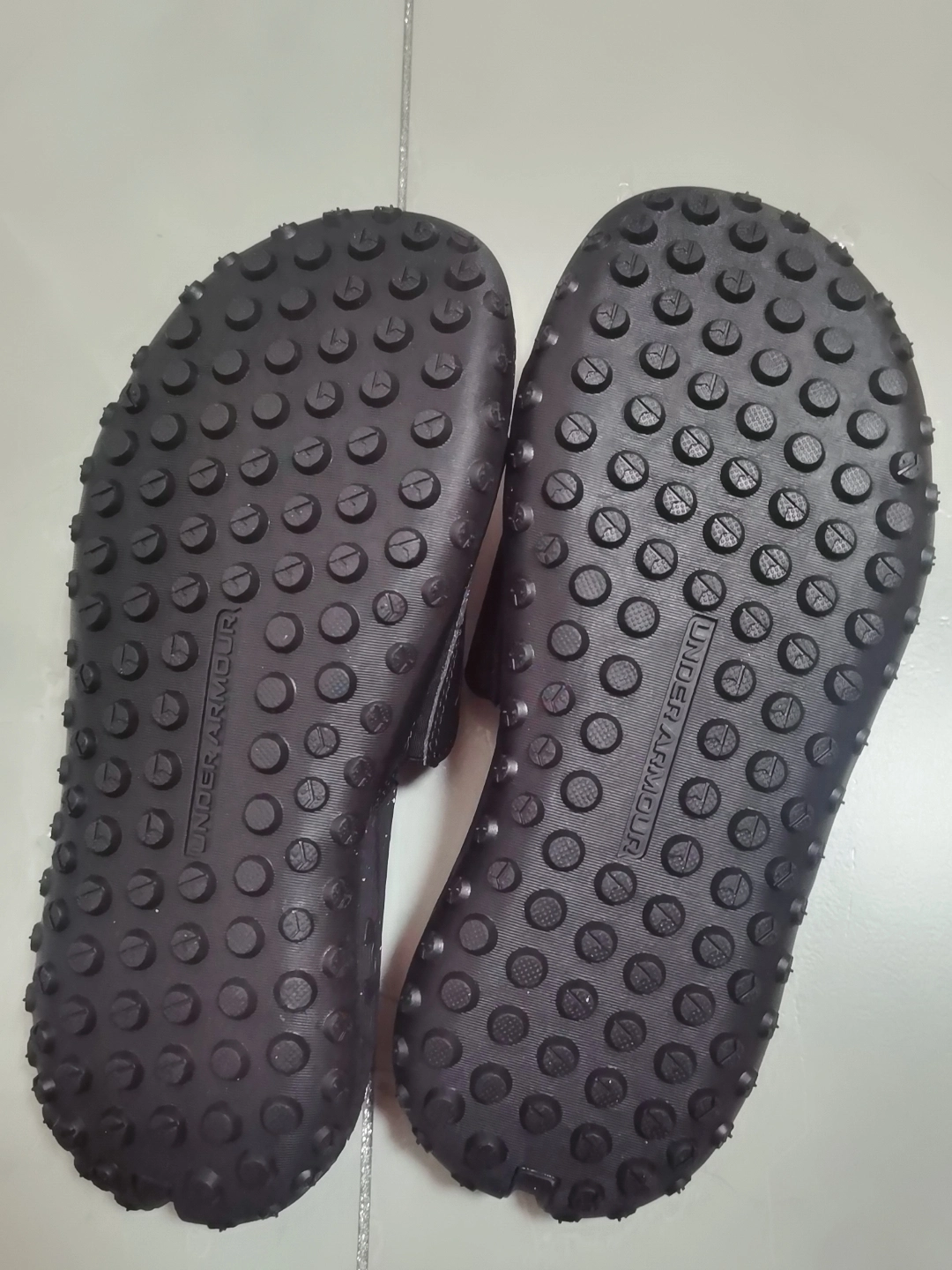 custom review-Under Armour Project Rock 5 Slip-Resistant Слипоны Мужские Черные