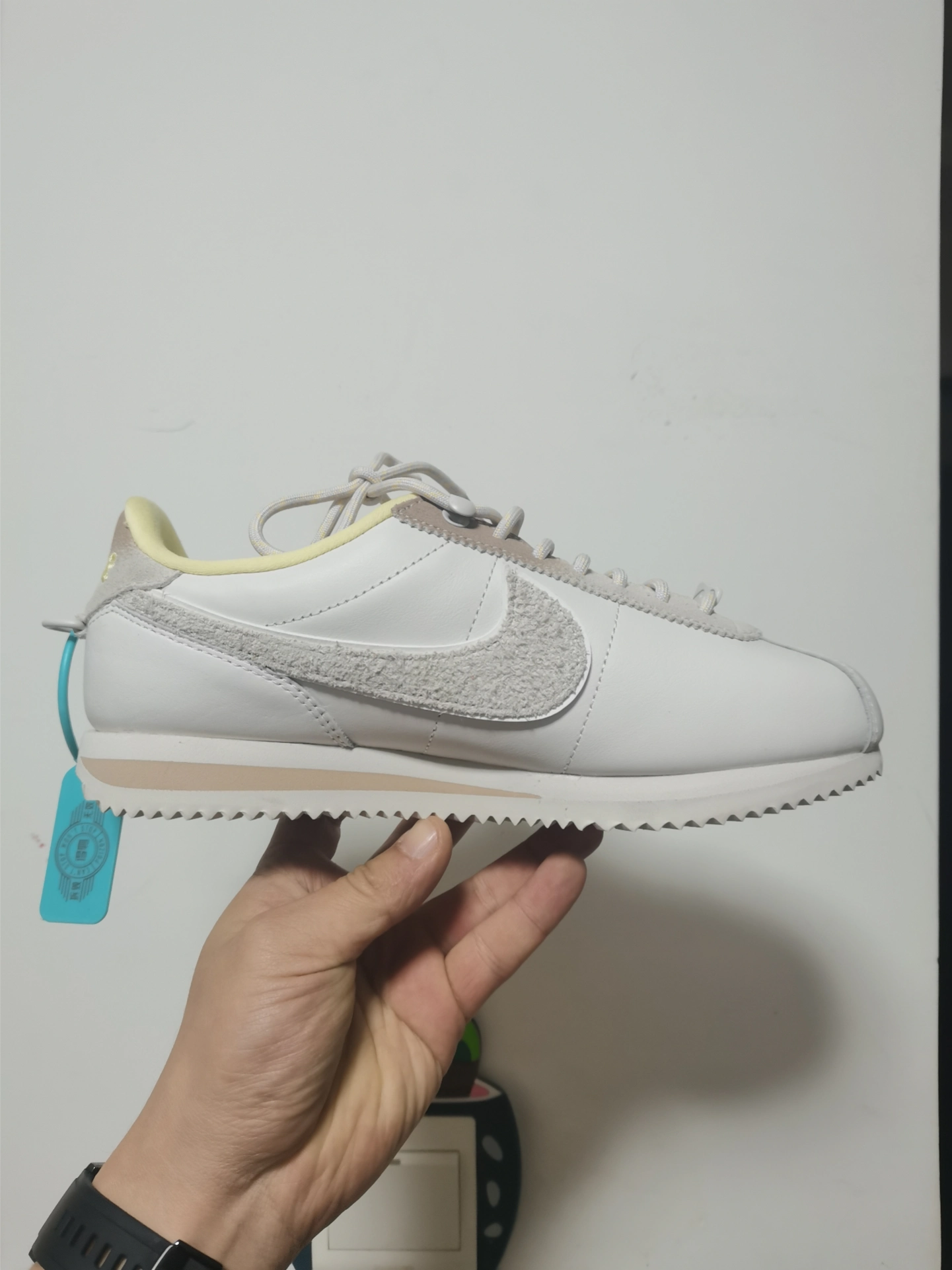 custom review-Nike Cortez 23 Low Топ Беговые кроссовки Унисекс Бежевый Белый Фиолетовый Желтый