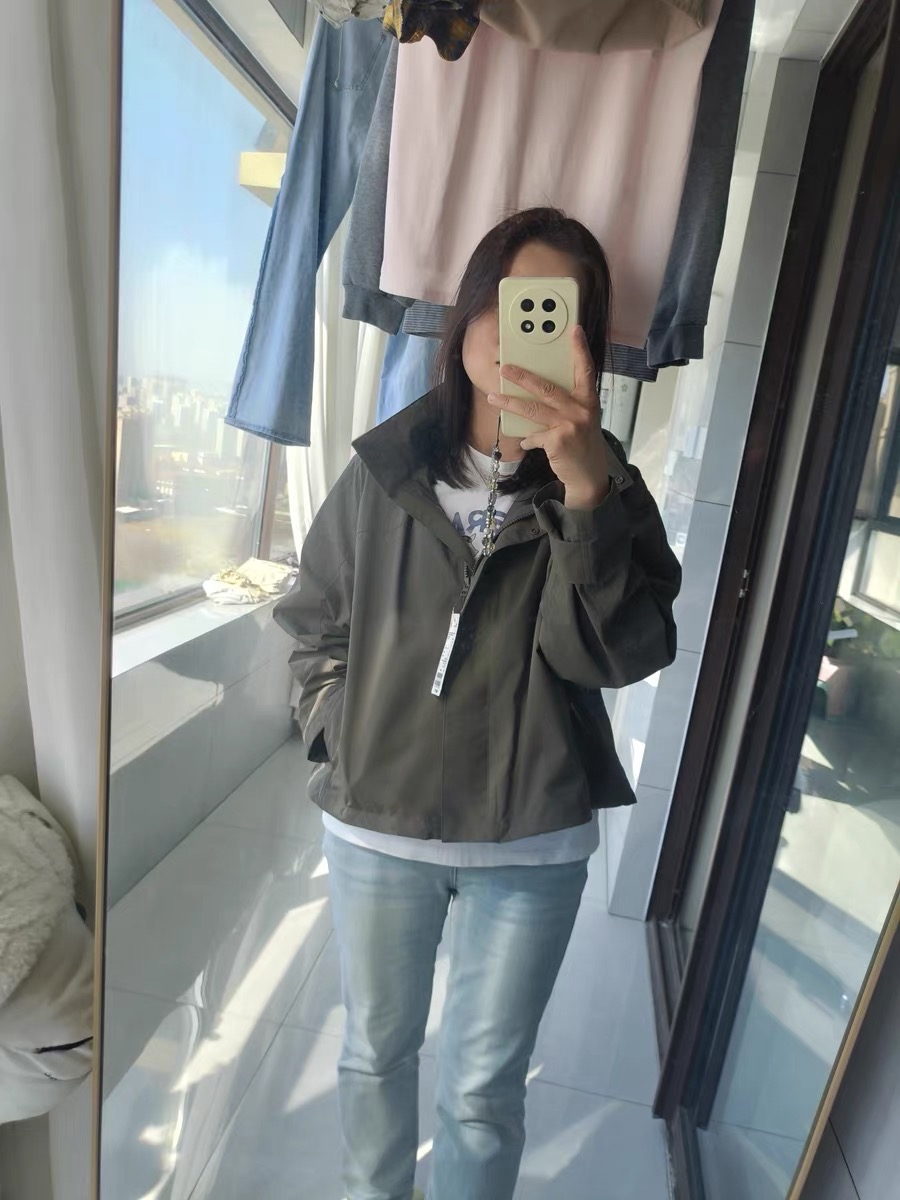 custom review-UNIQLO Куртки и Пальто Женские Оливковый