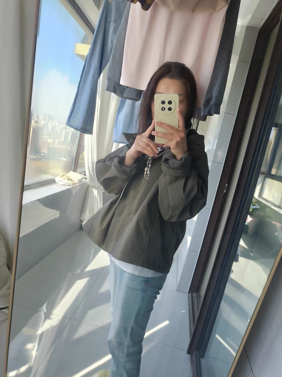 custom review-UNIQLO Куртки и Пальто Женские Оливковый