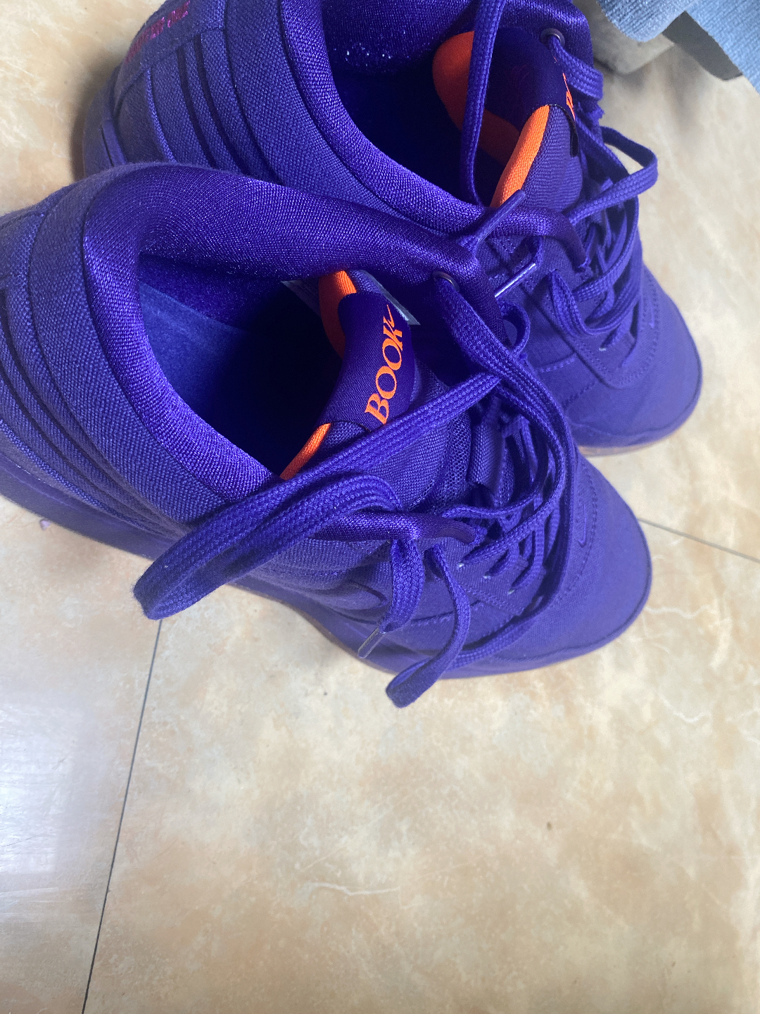 custom review-Nike Book 1 Slip Resistant Abrasion Resistant Low Топ Баскетбольные кроссовки Унисекс Фиолетовый