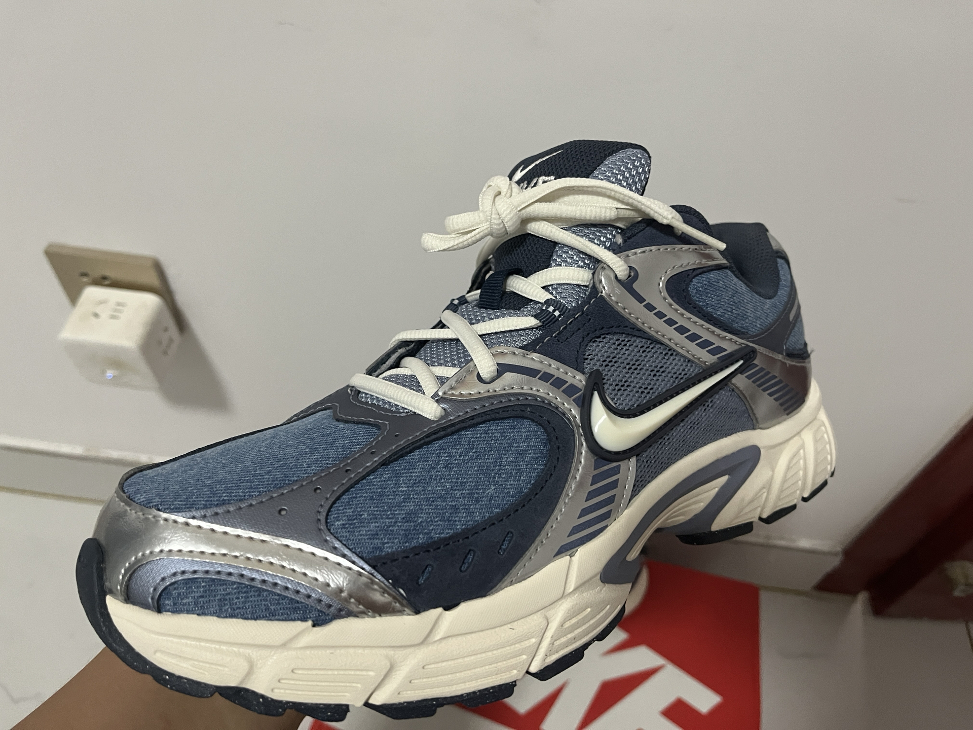 custom review-Nike V5 RNR Устойчивый к истиранию Низкий Топ Повседневная Беговая Обувь Мужская Синяя