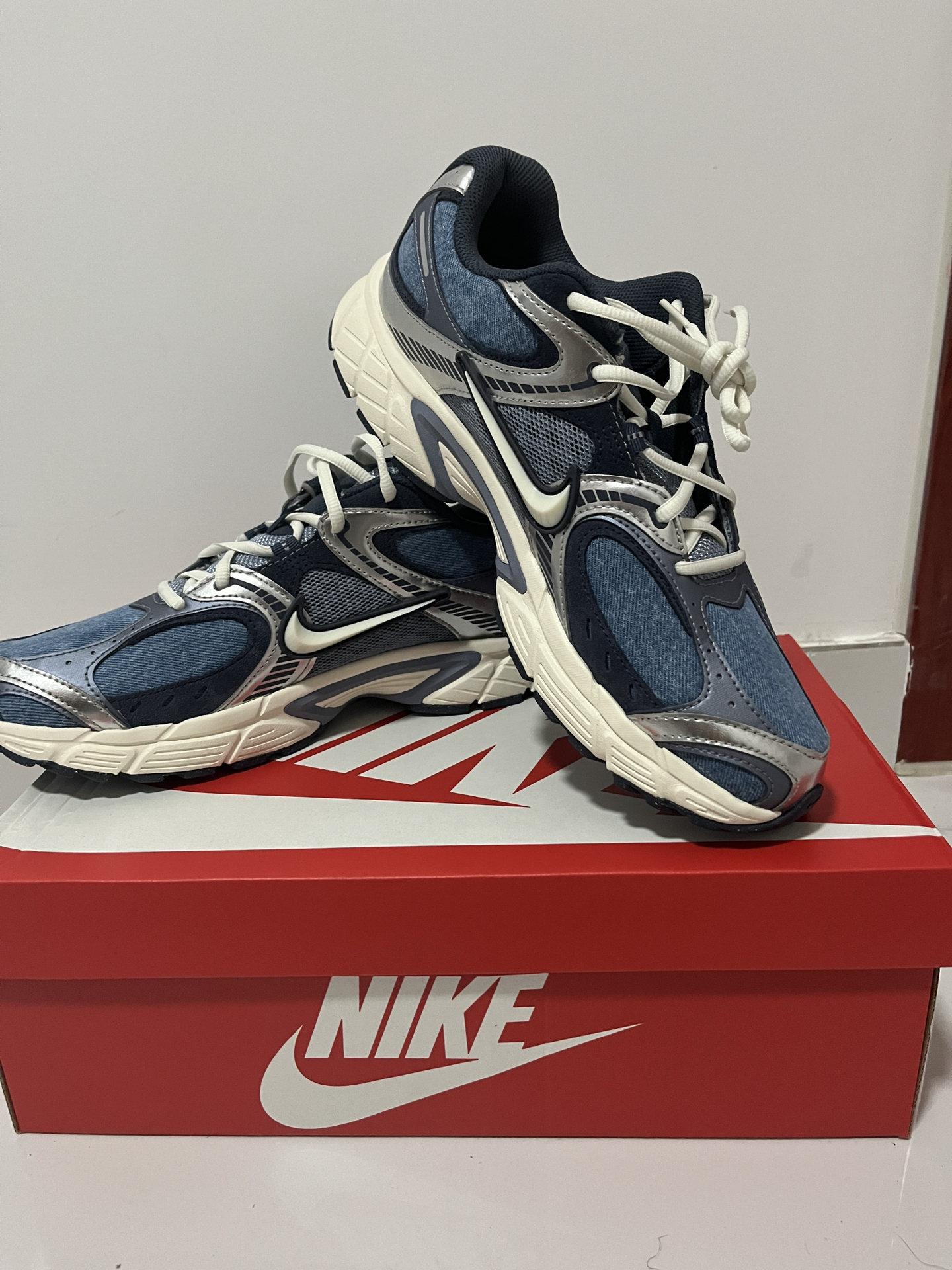 custom review-Nike V5 RNR Устойчивый к истиранию Низкий Топ Повседневная Беговая Обувь Мужская Синяя