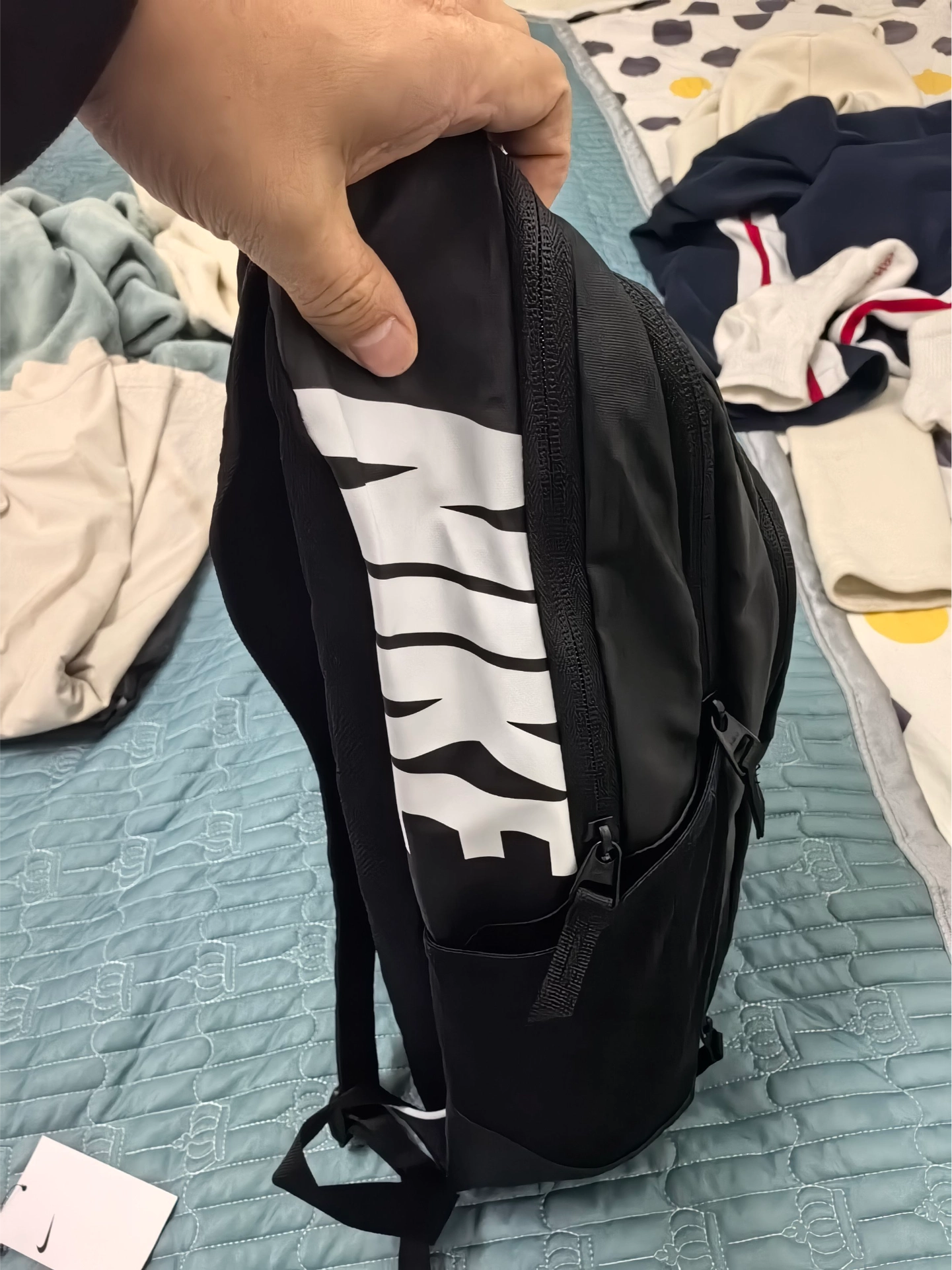 custom review-Nike Полиэстер Air Laptop Сумка Рюкзак Унисекс Черный