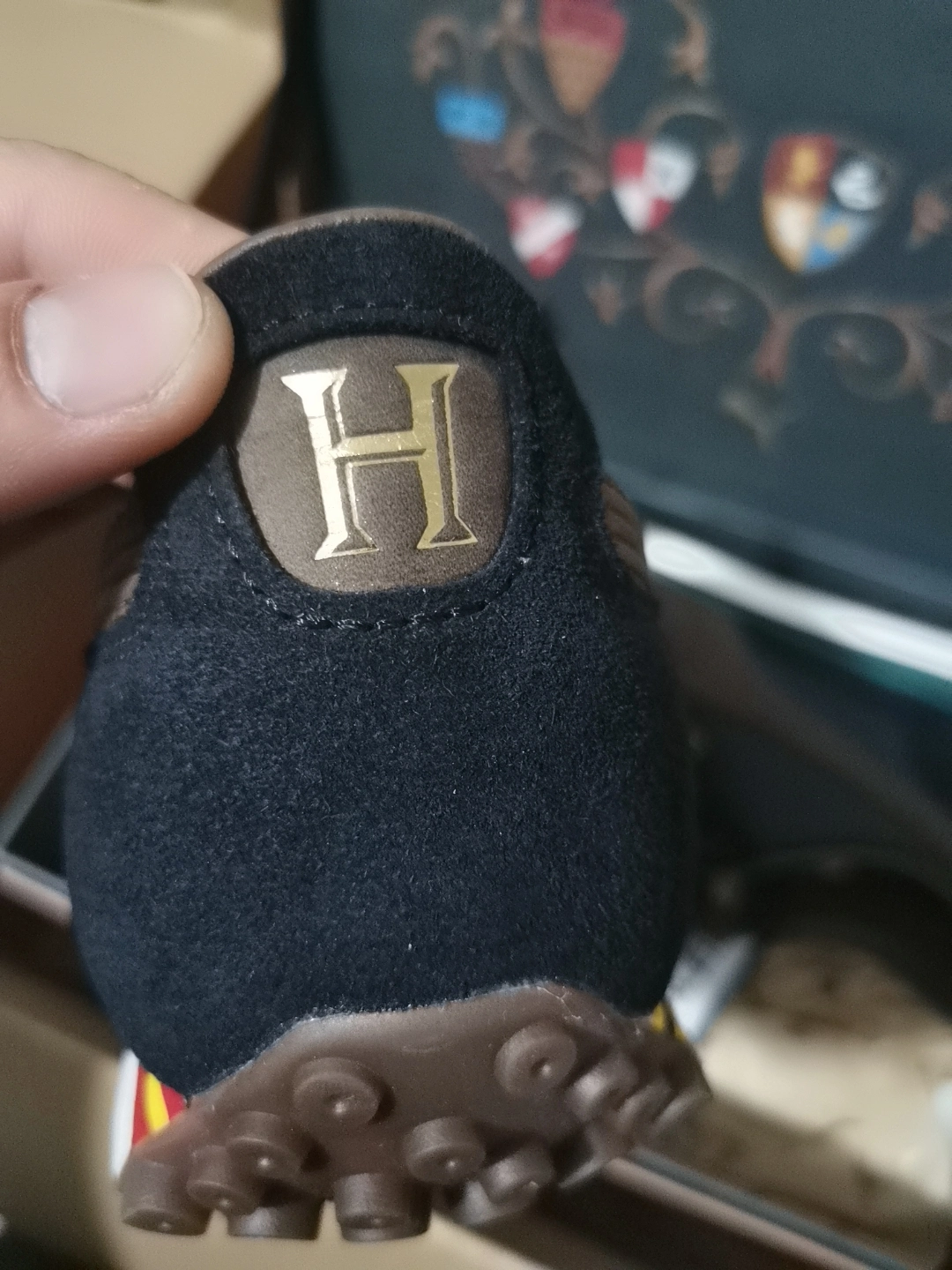 custom review-Гарри Поттер X PUMA Easy Rider Износостойкий Низкий Топ Повседневная Обувь Унисекс Черный