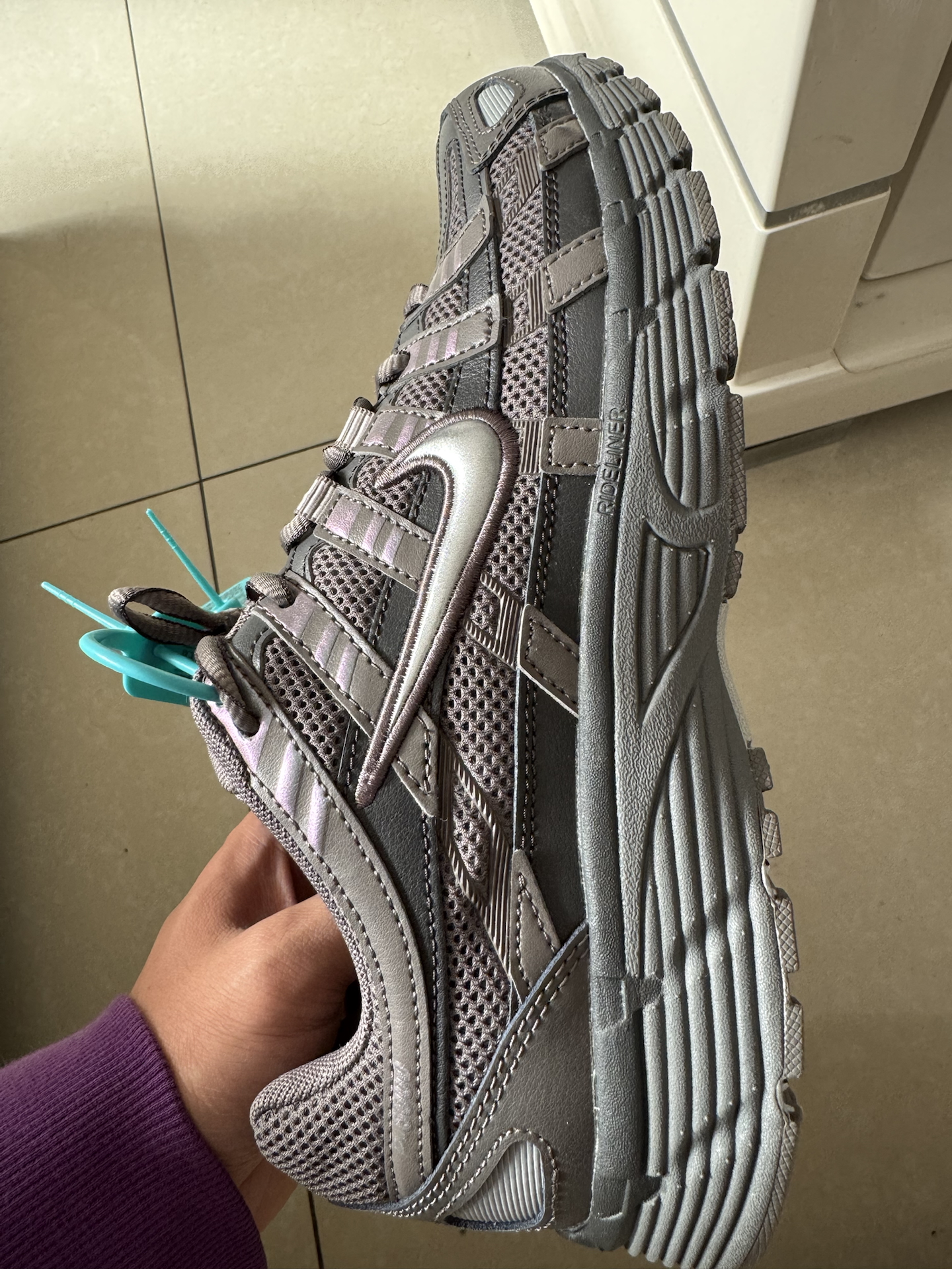 custom review-Nike P 6000 Slip Resistant Abrasion Resistant Low Top Casual City Commute Running Shoes Men's Taupe